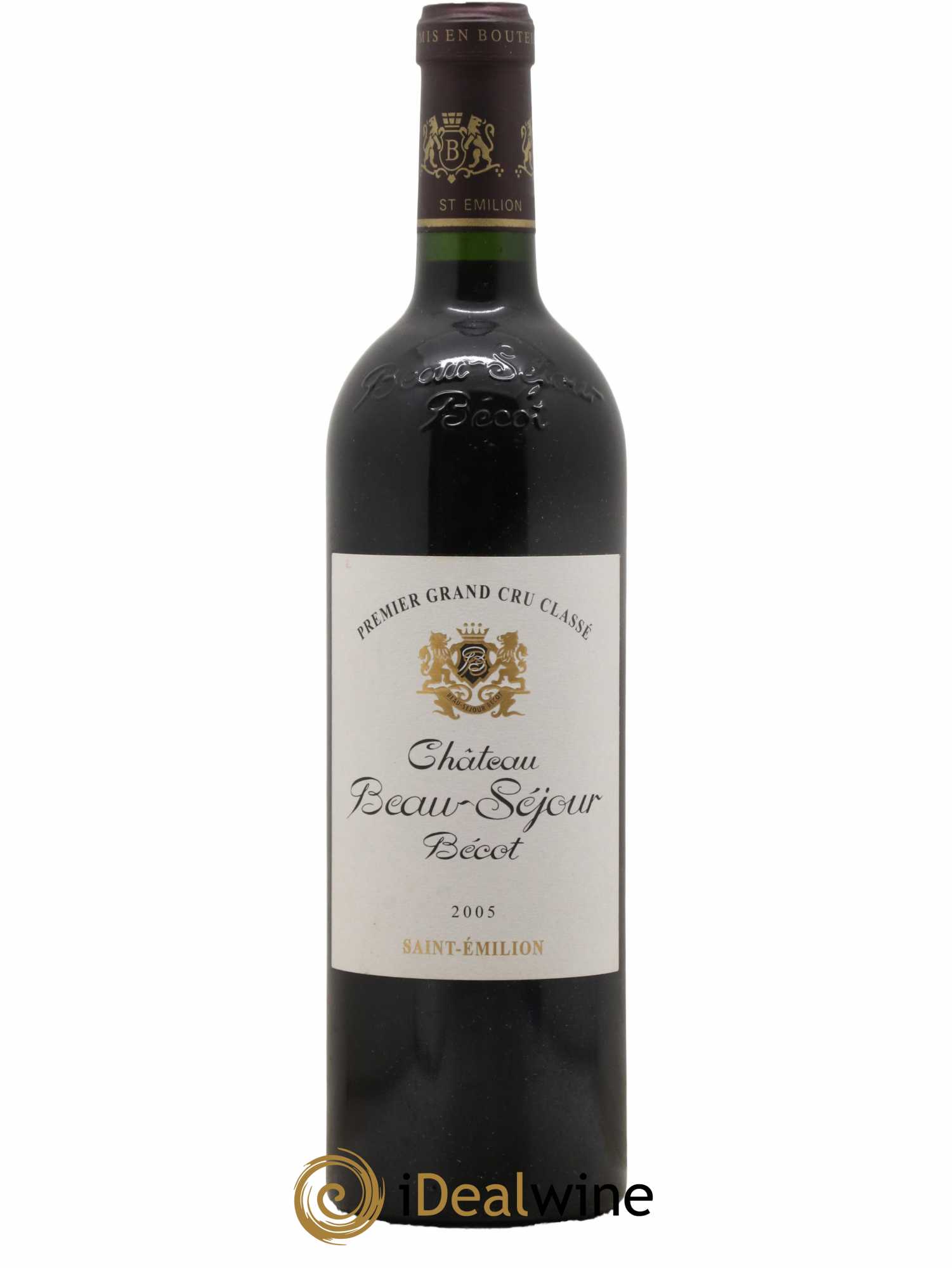 Château Beau-Séjour Bécot 1er Grand Cru Classé B 2005 - Lot de 1 bouteille - 0