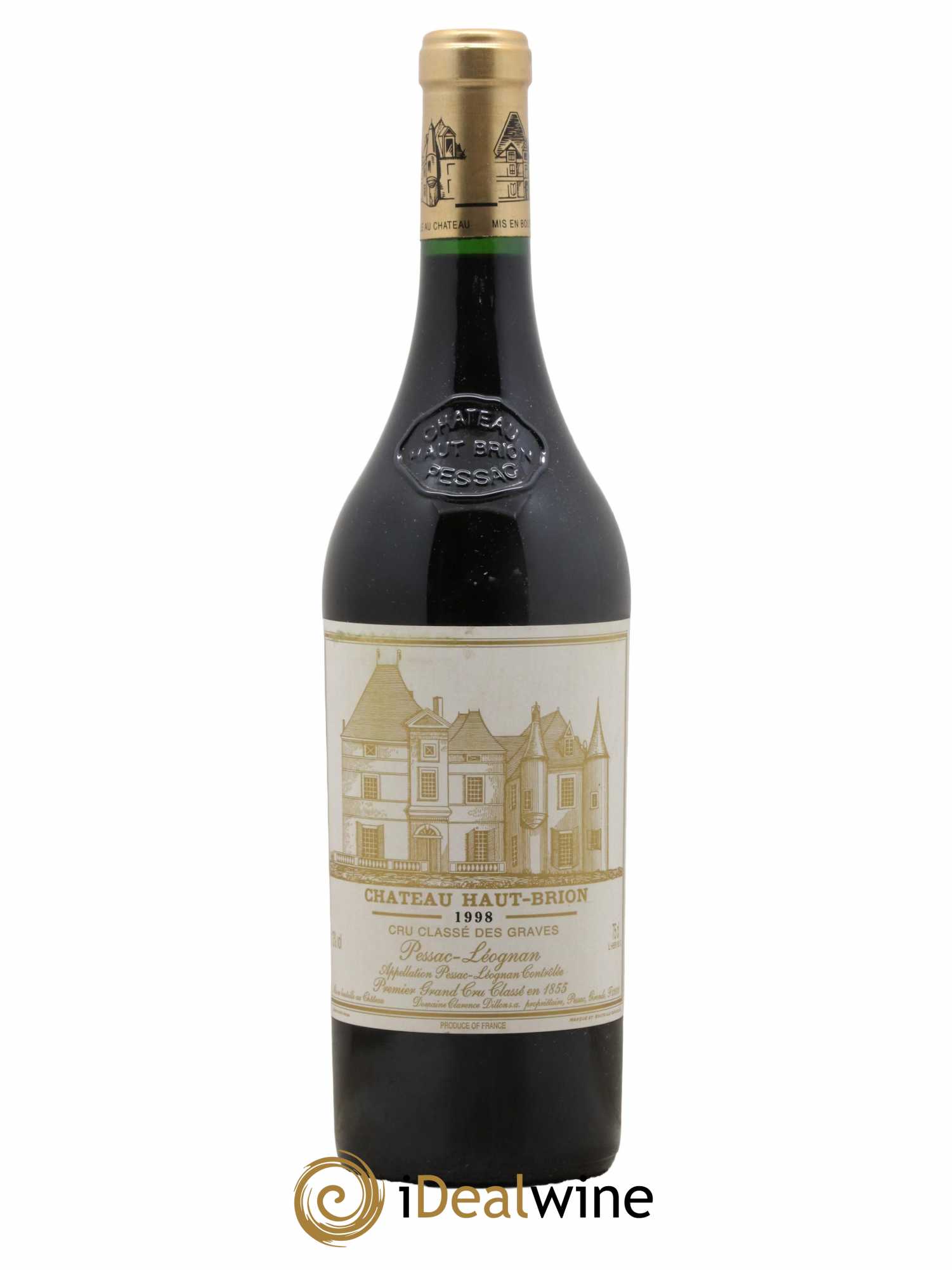 Château Haut Brion 1er Grand Cru Classé 1998 - Lot de 1 bouteille - 0