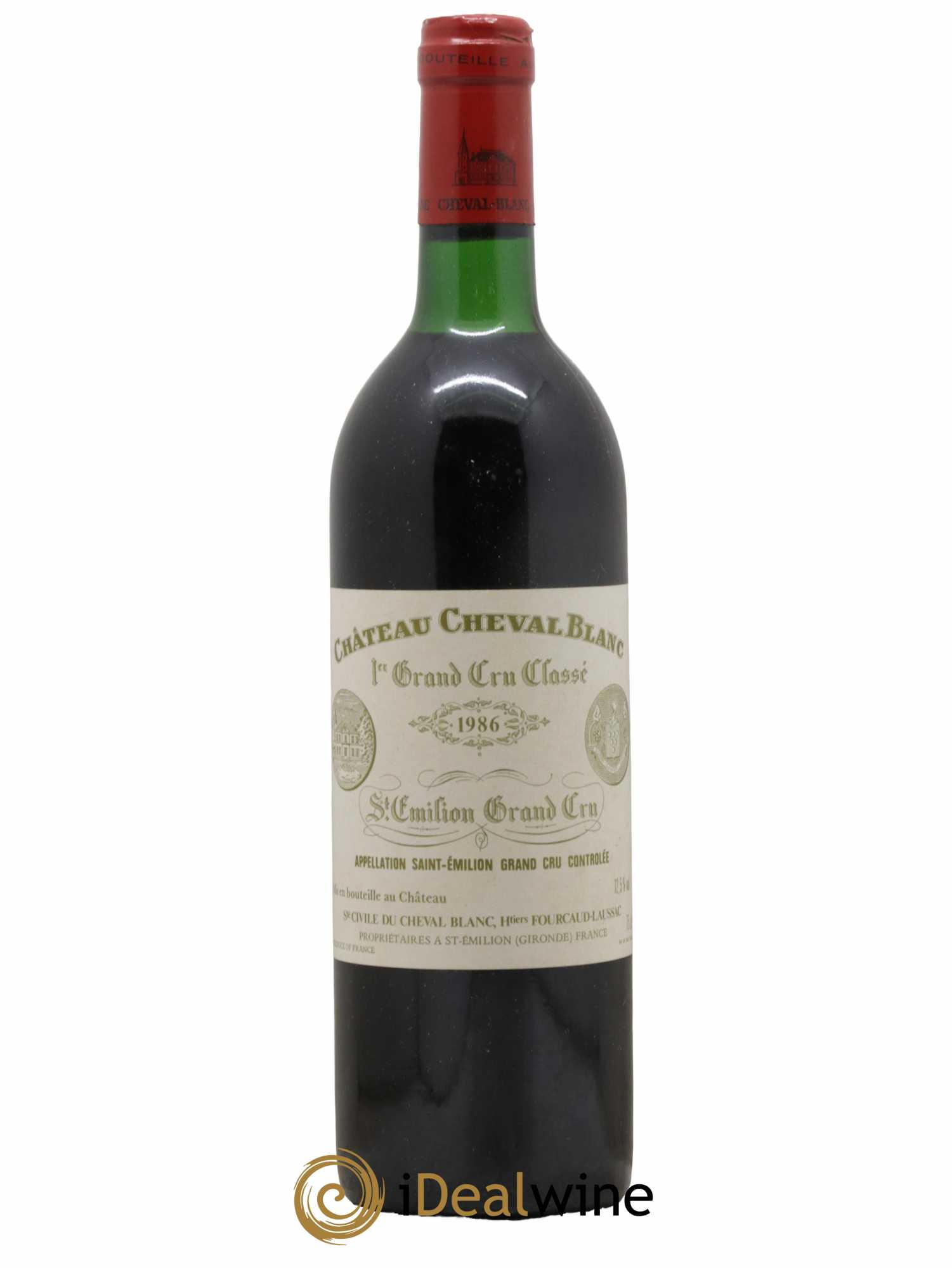 Château Cheval Blanc 1er Grand Cru Classé A 1986 - Lot de 1 bouteille - 0