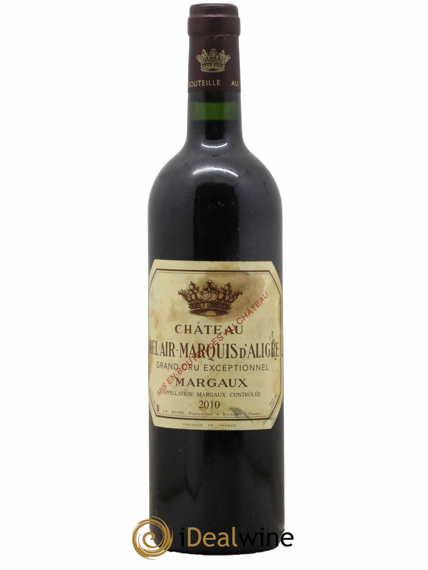 Château Bel Air Marquis d'Aligre 2010 - Lot de 1 bouteille - 0