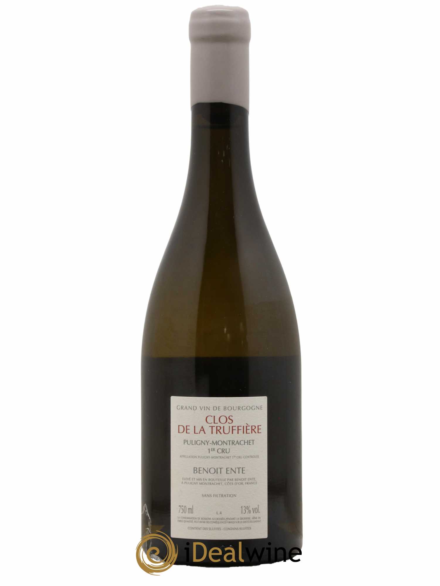 Puligny-Montrachet 1er Cru Clos de la Truffière Benoit Ente 2019 - Lot de 1 bouteille - 1