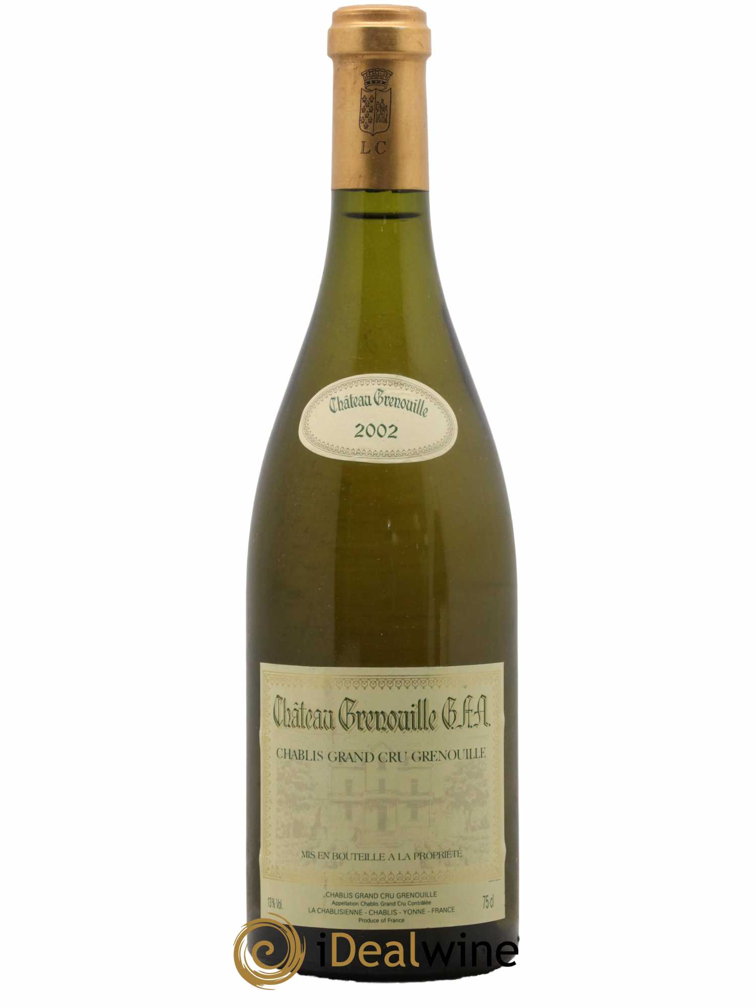 Chablis Grand Cru Grenouilles Château Grenouille - La Chablisienne 2002 - Posten von 1 Flasche - 0