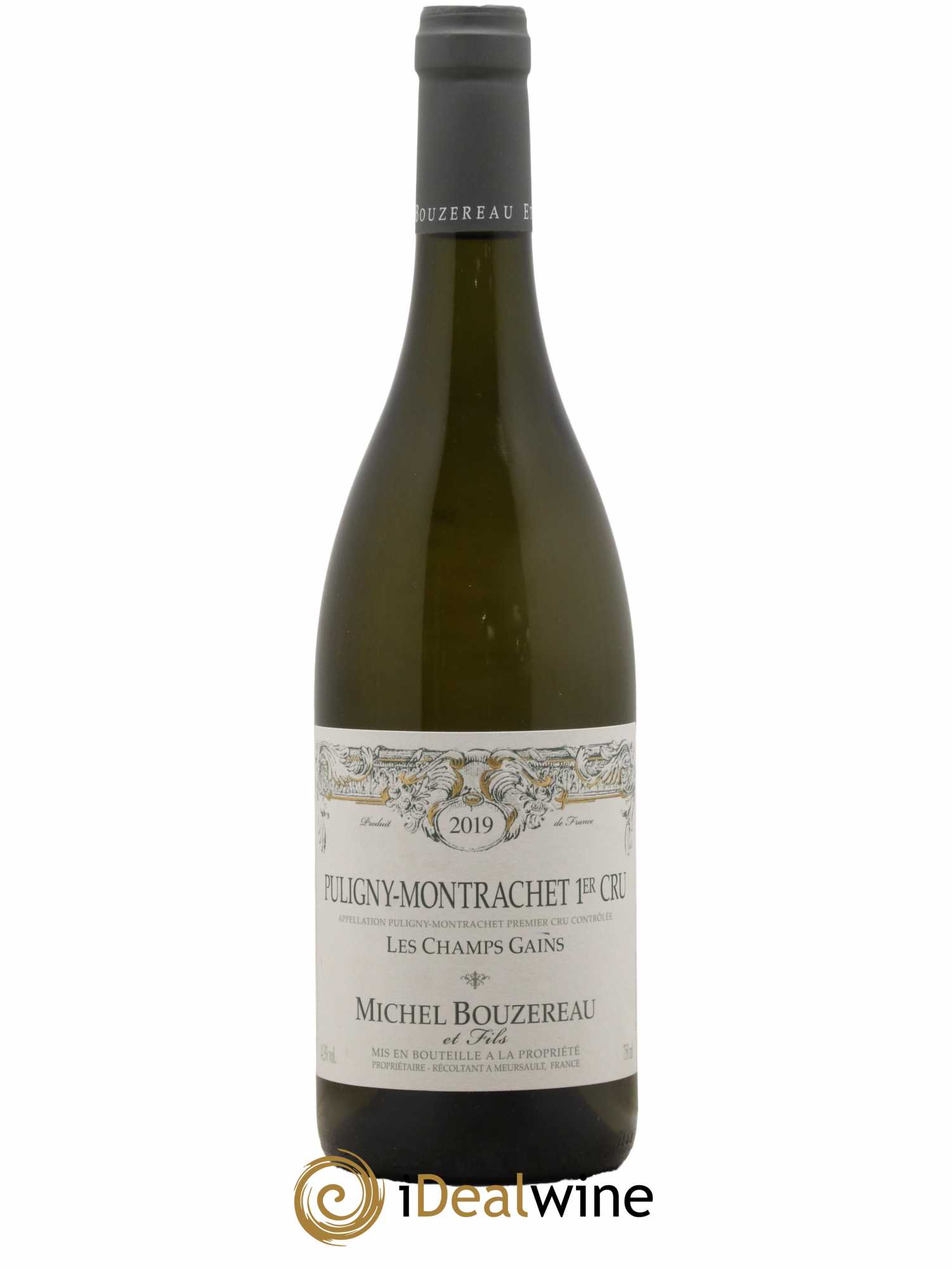 Puligny-Montrachet 1er Cru Les Champs Gains Michel Bouzereau et Fils (Domaine) 2019 - Lot de 1 bouteille - 0