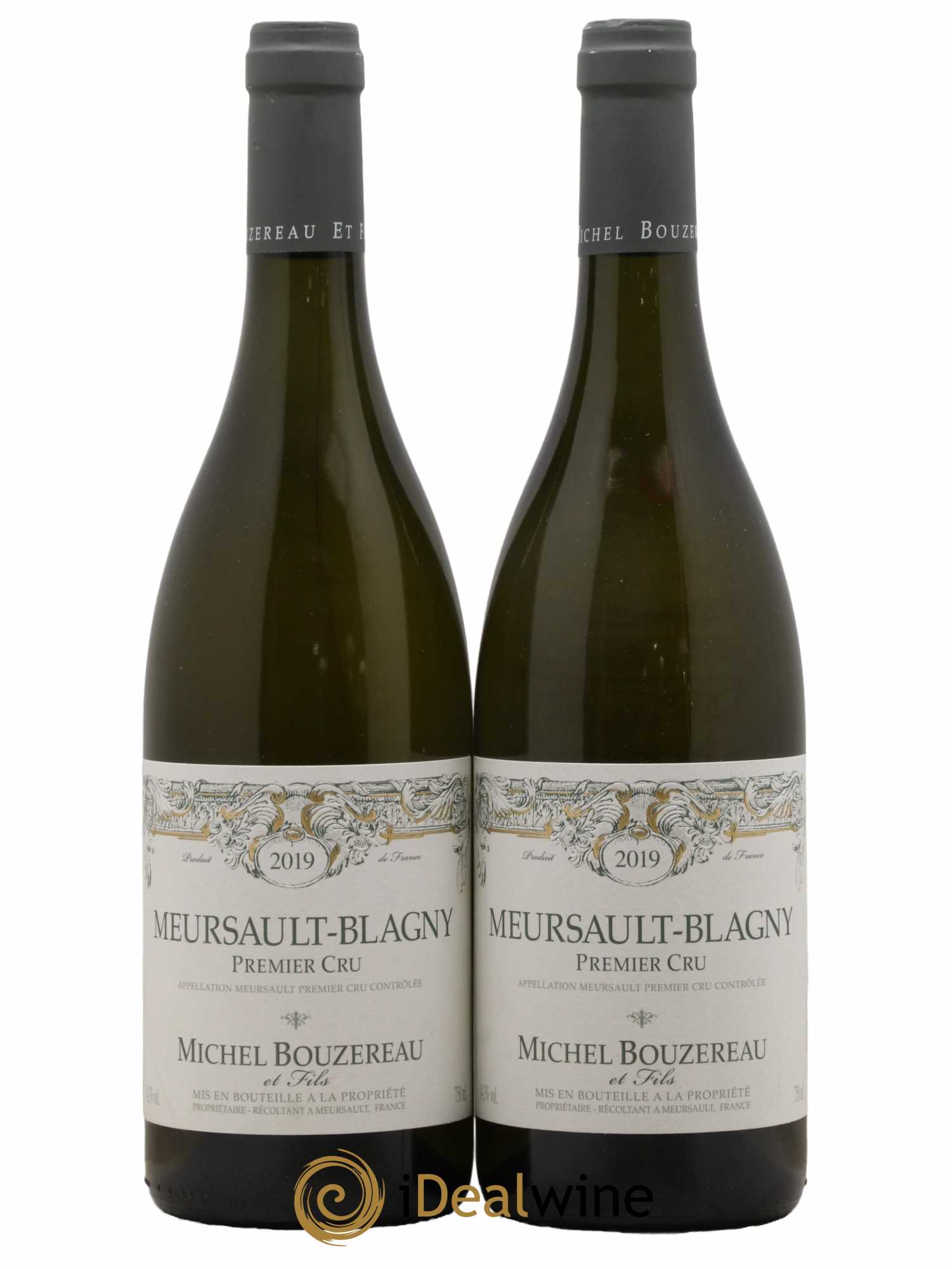 Meursault 1er Cru Blagny Michel Bouzereau et Fils (Domaine) 2019 - Lot de 2 bouteilles - 0
