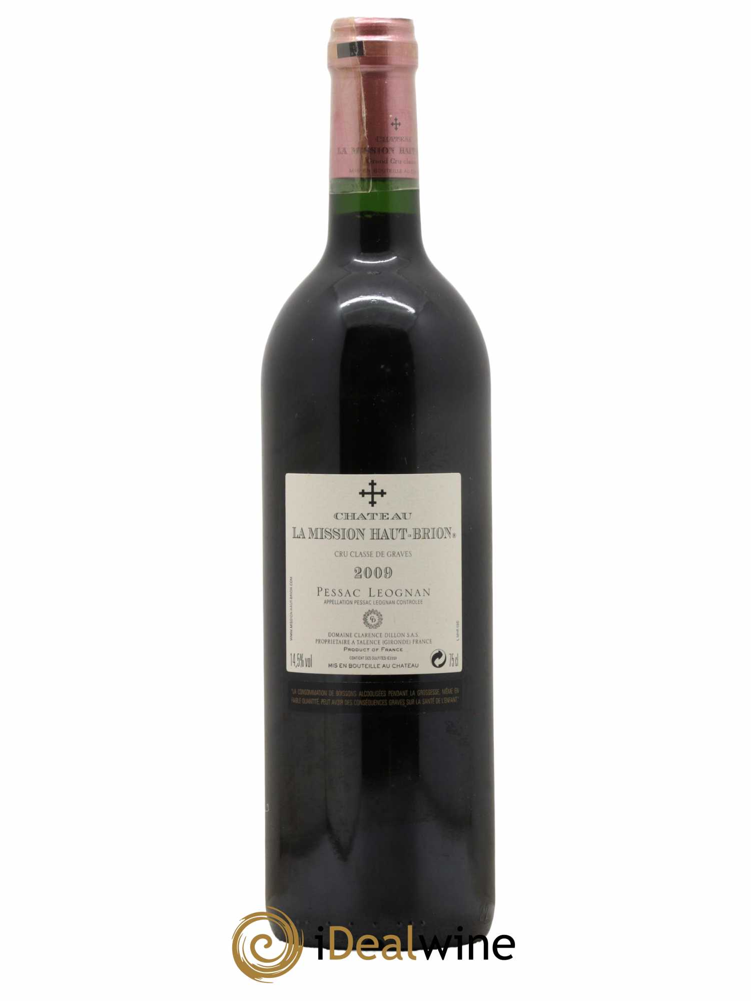 Château la Mission Haut-Brion Cru Classé de Graves 2009 - Lot de 1 bouteille - 1
