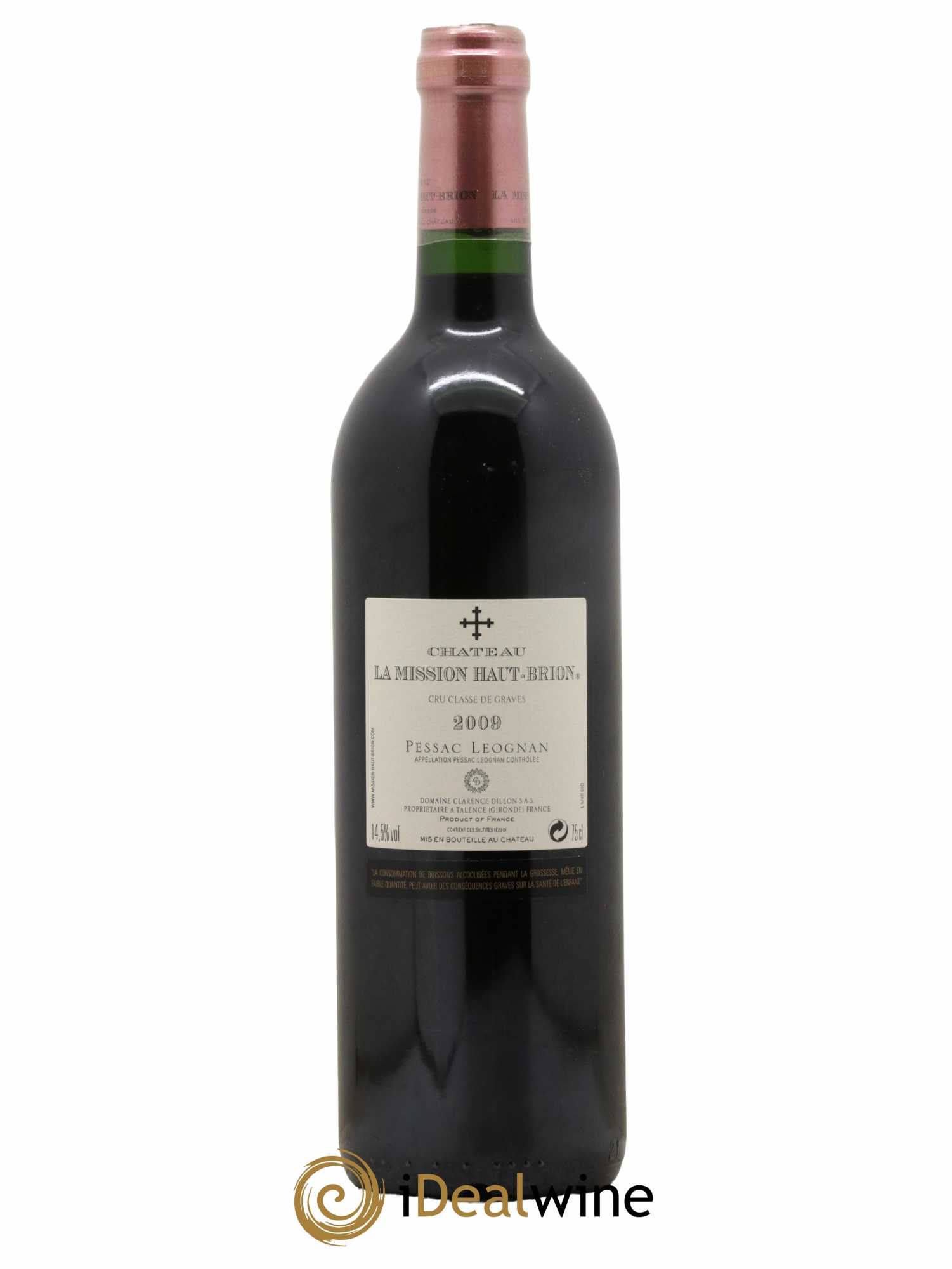 Château la Mission Haut-Brion Cru Classé de Graves 2009 - Lot de 1 bouteille - 1