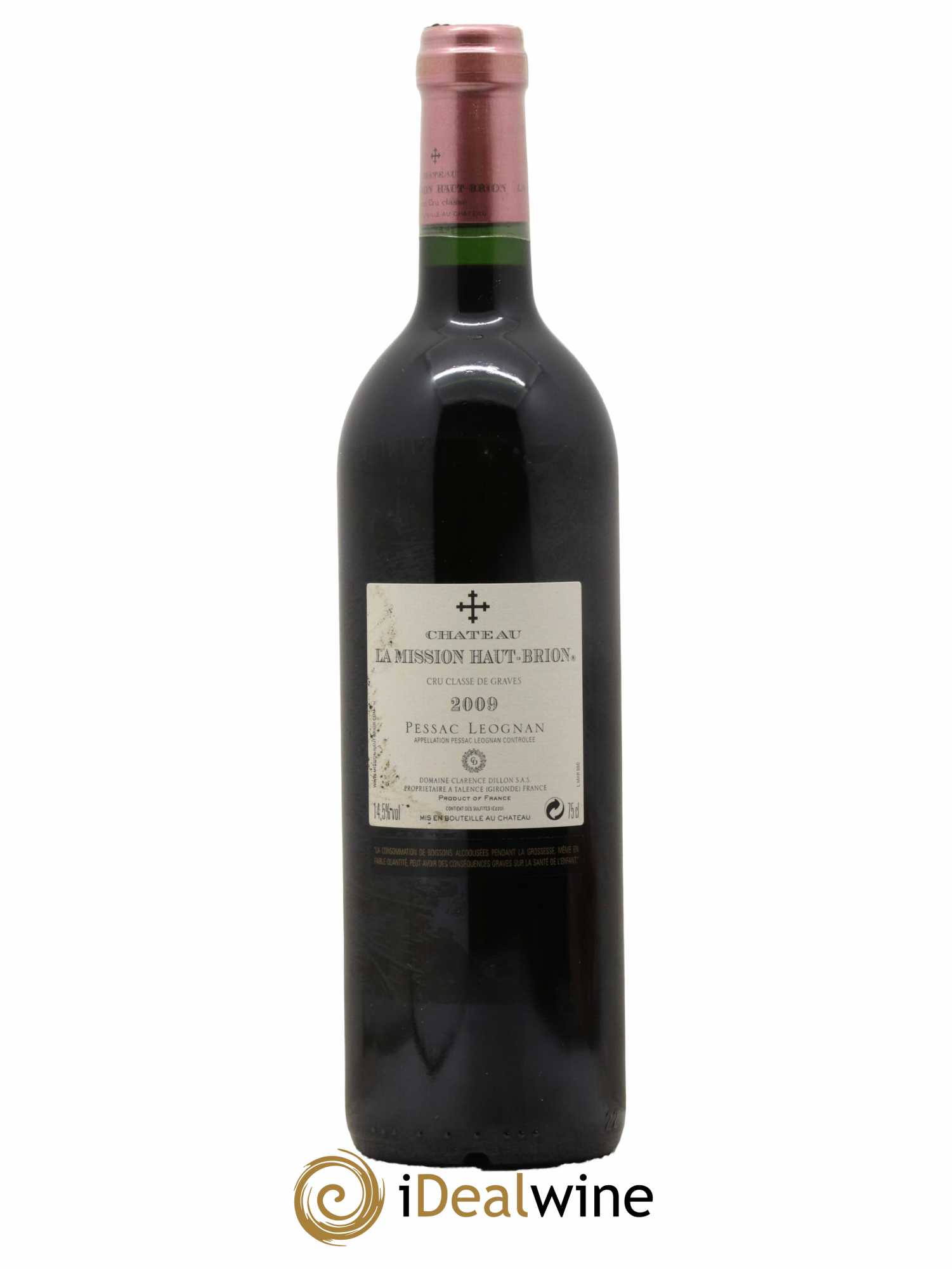 Château la Mission Haut-Brion Cru Classé de Graves 2009 - Lot de 1 bouteille - 1