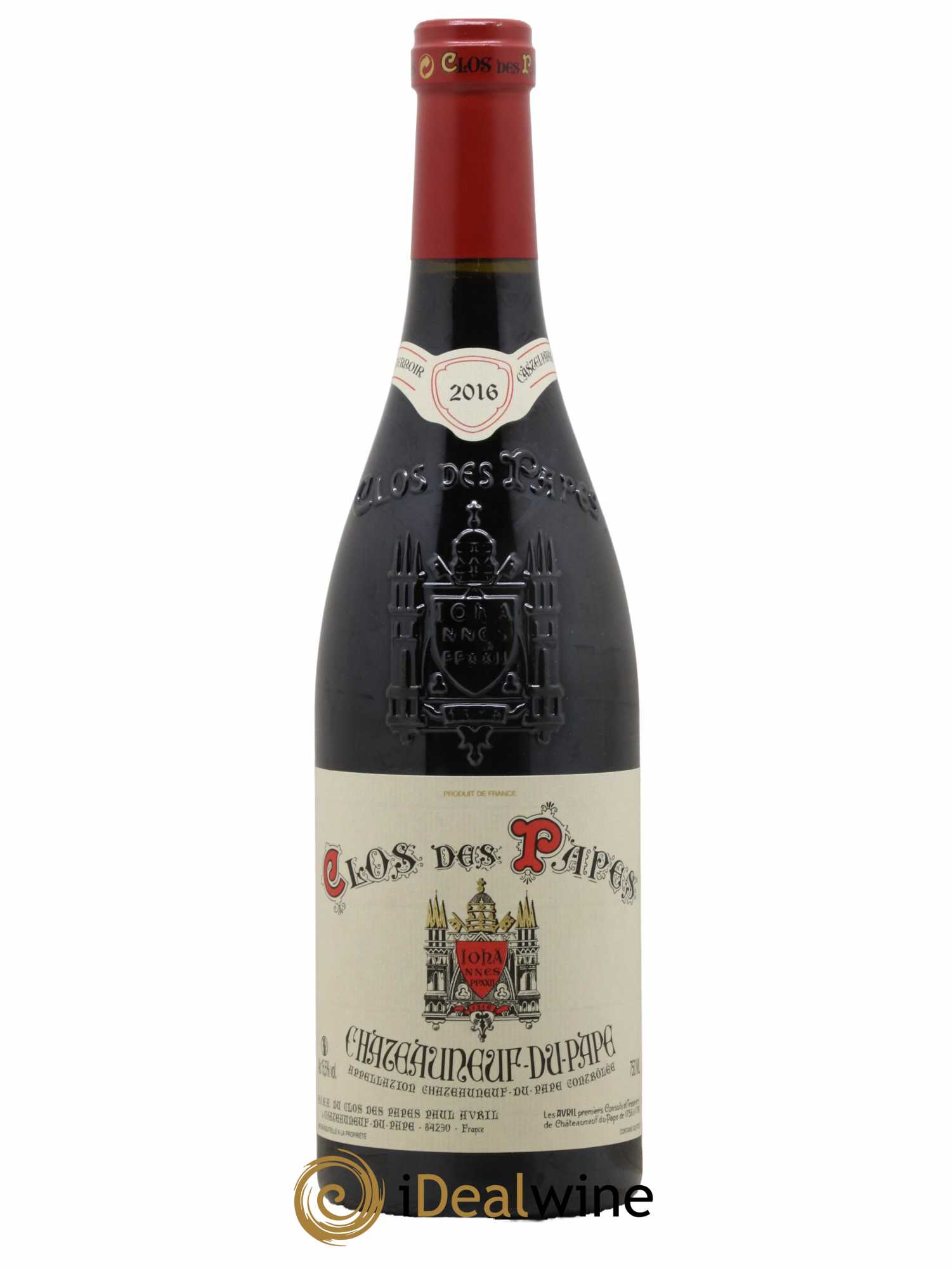 Châteauneuf-du-Pape Clos des Papes - Paul Avril 2016 - Lot de 1 bouteille - 0