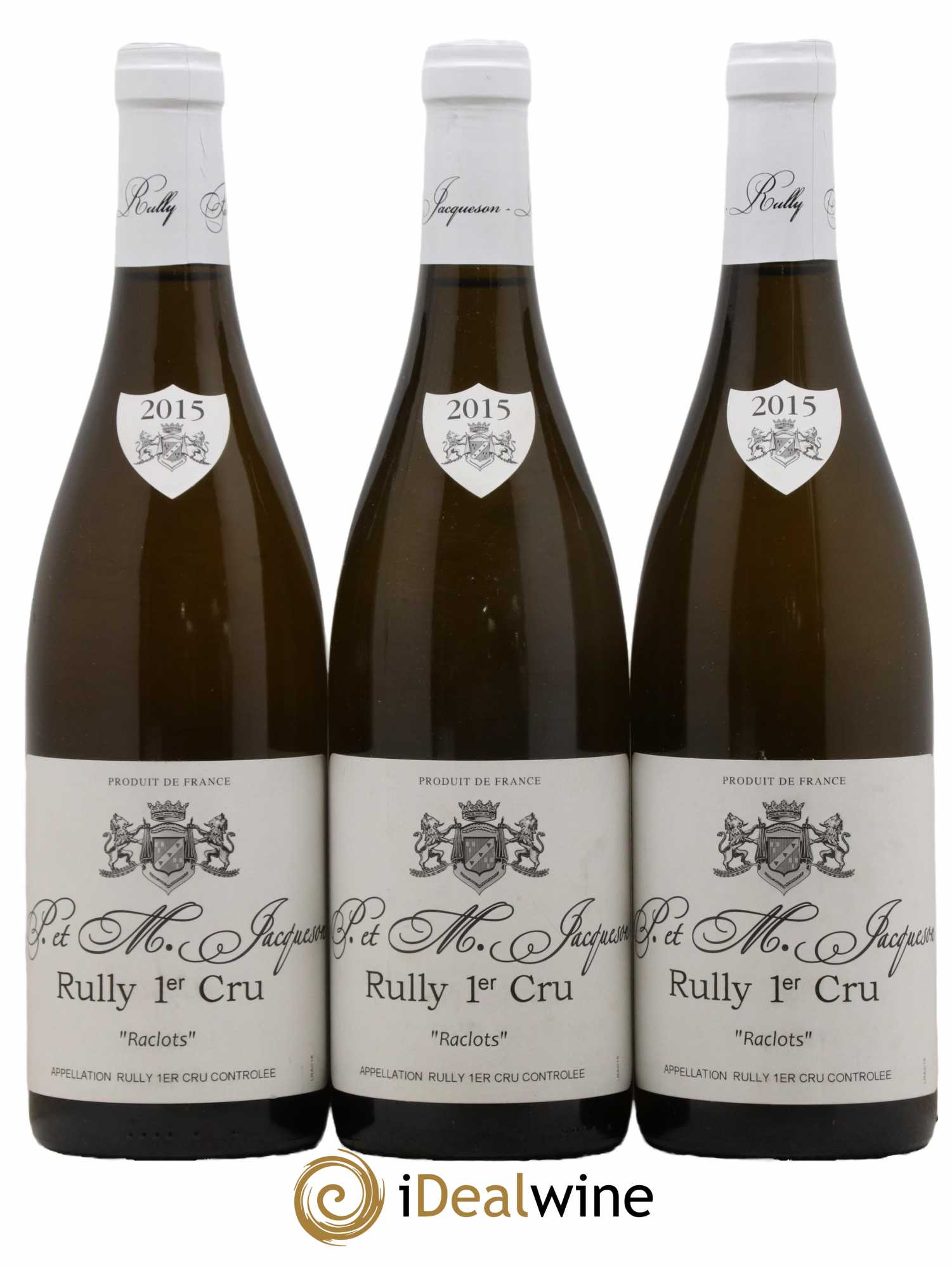 Rully 1er Cru Raclots Jacqueson 2015 - Posten von 3 Flaschen - 0