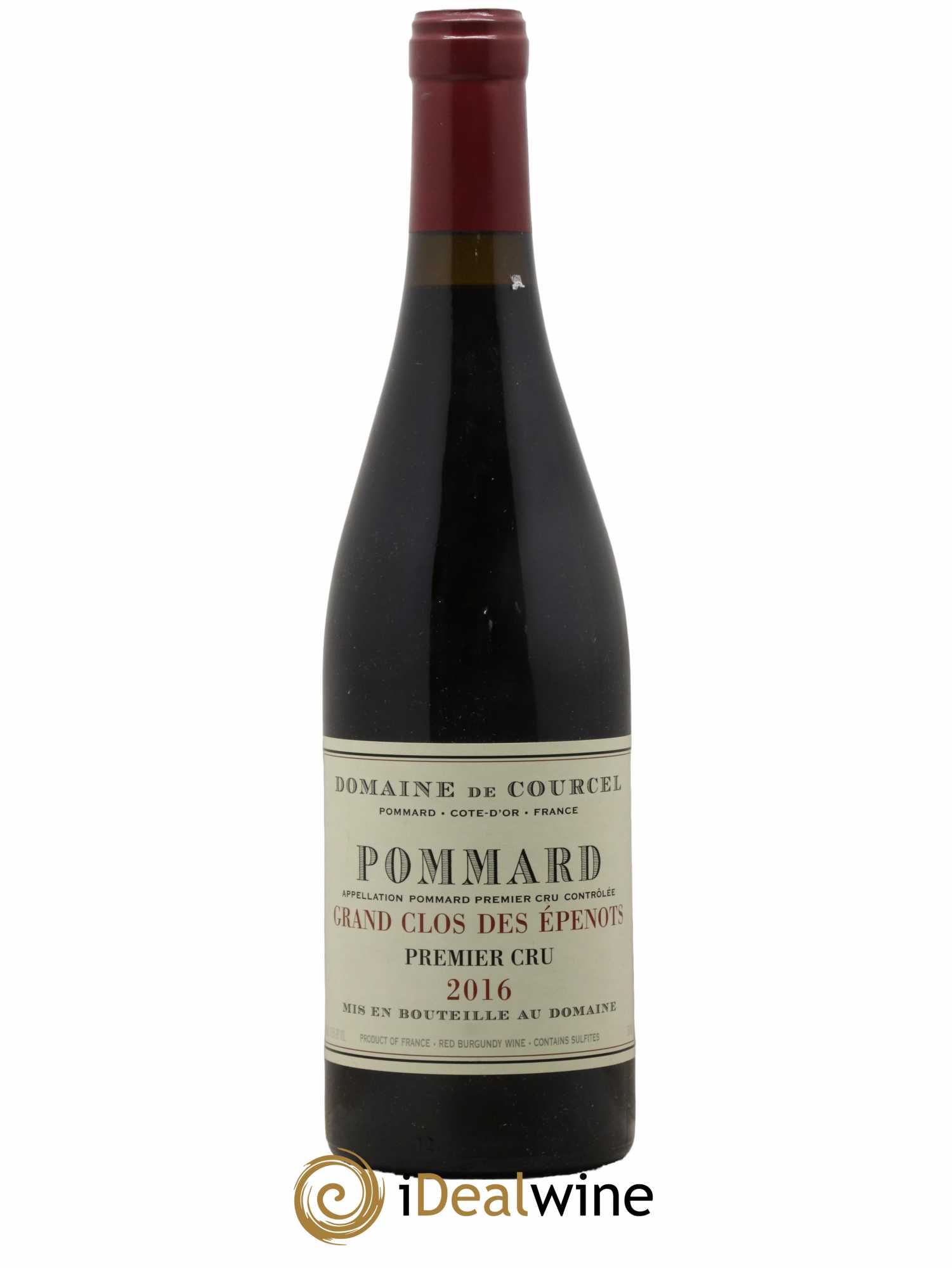 Pommard 1er Cru Grand Clos des Epenots de Courcel (Domaine) 2016 - Lot de 1 bouteille - 0