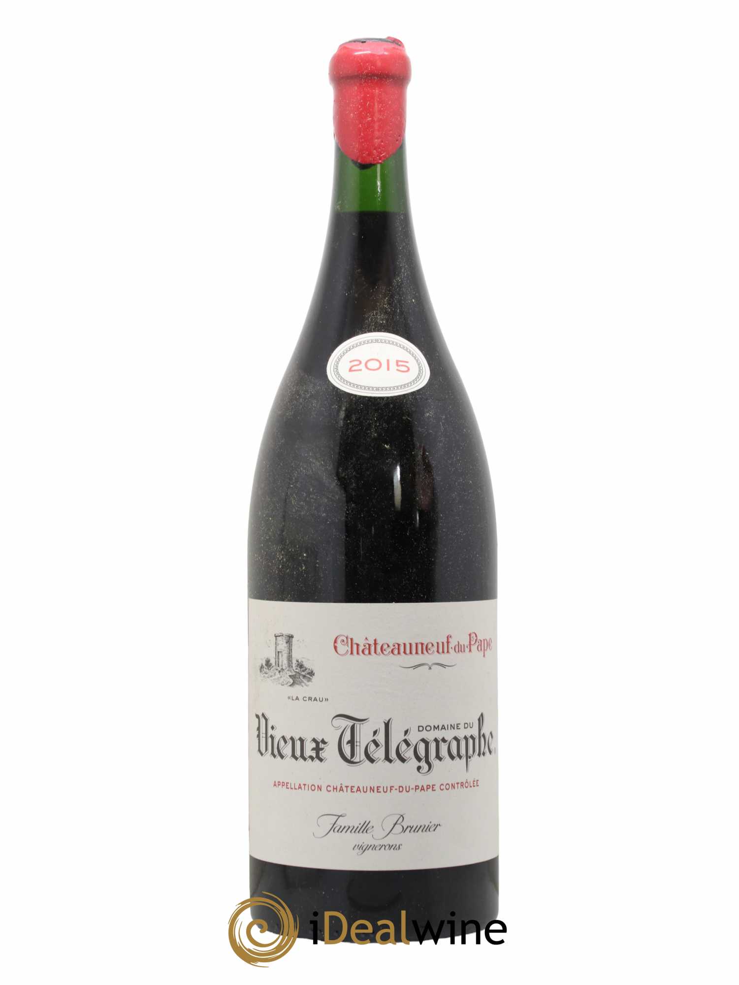 Châteauneuf-du-Pape Vieux Télégraphe (Domaine du) Vignobles Brunier 2015 - Lot de 1 double magnum - 0