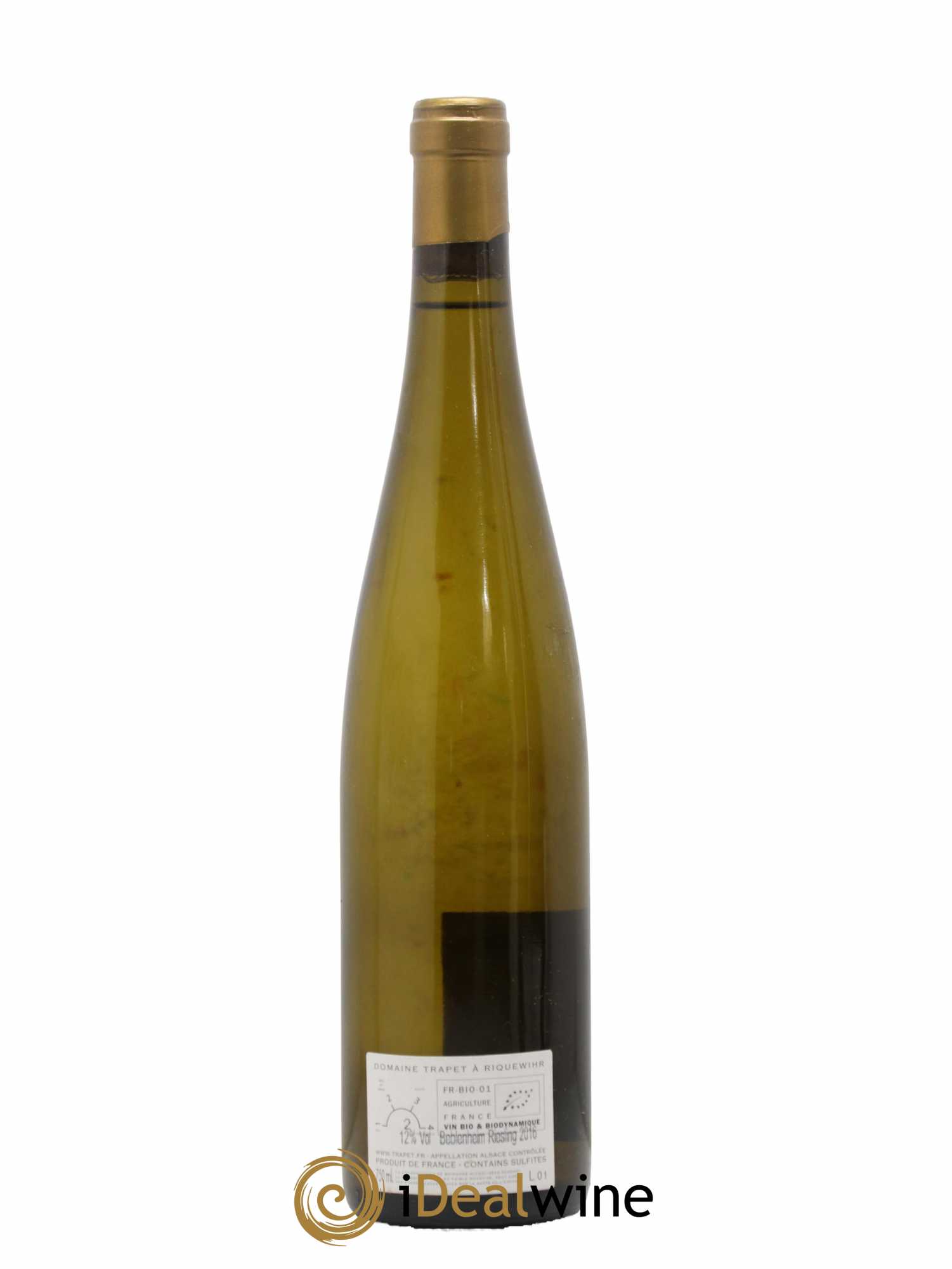 Alsace Riesling Beblenheim Domaine Trapet 2016 - Lot de 1 bouteille - 1