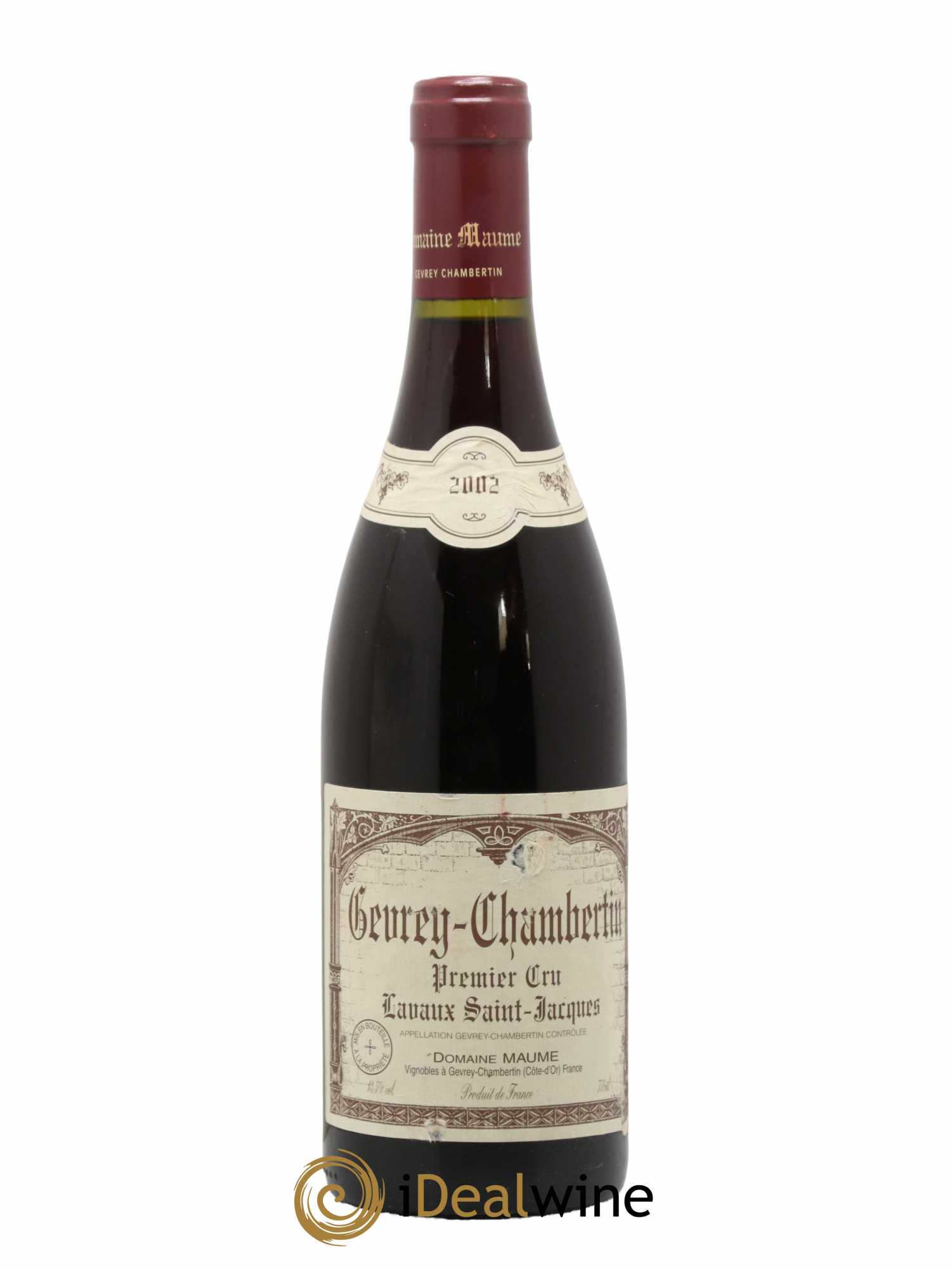 Gevrey-Chambertin 1er Cru Lavaux Saint Jacques Maume (Domaine) 2002 - Lot de 1 bouteille - 0