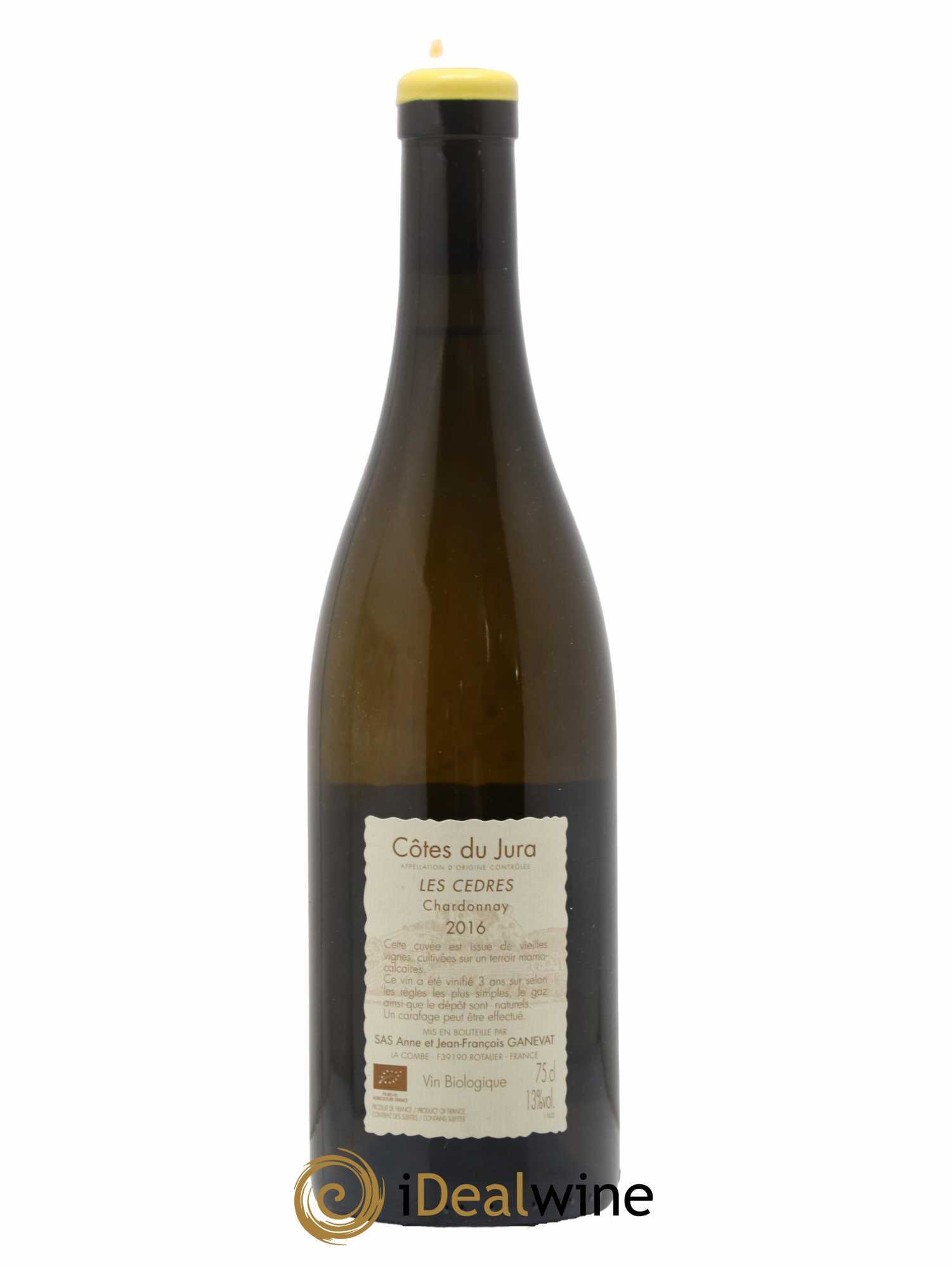 Vin de France (anciennement Côtes du Jura) Les Cèdres Anne et Jean François Ganevat 2016 - Lot de 1 bouteille - 1