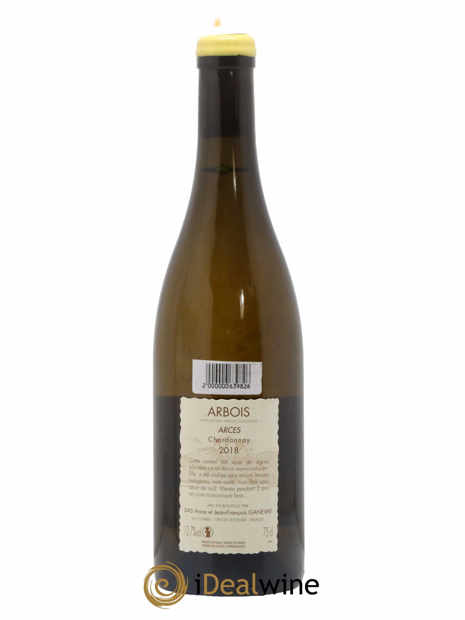 Arbois Arces Anne et Jean François Ganevat 2018 - Lot de 1 bouteille - 1