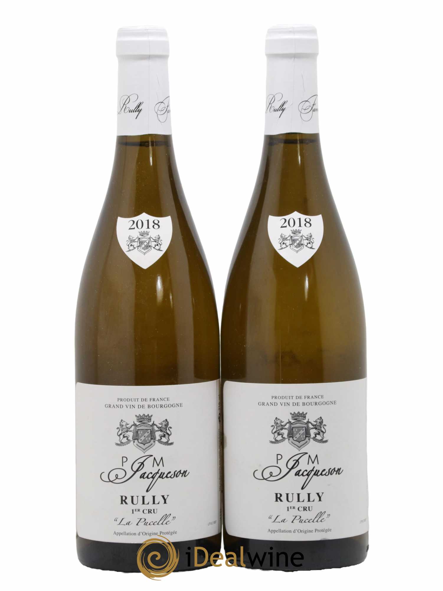 Rully 1er Cru La Pucelle Paul & Marie Jacqueson 2018 - Lot de 2 bouteilles - 0