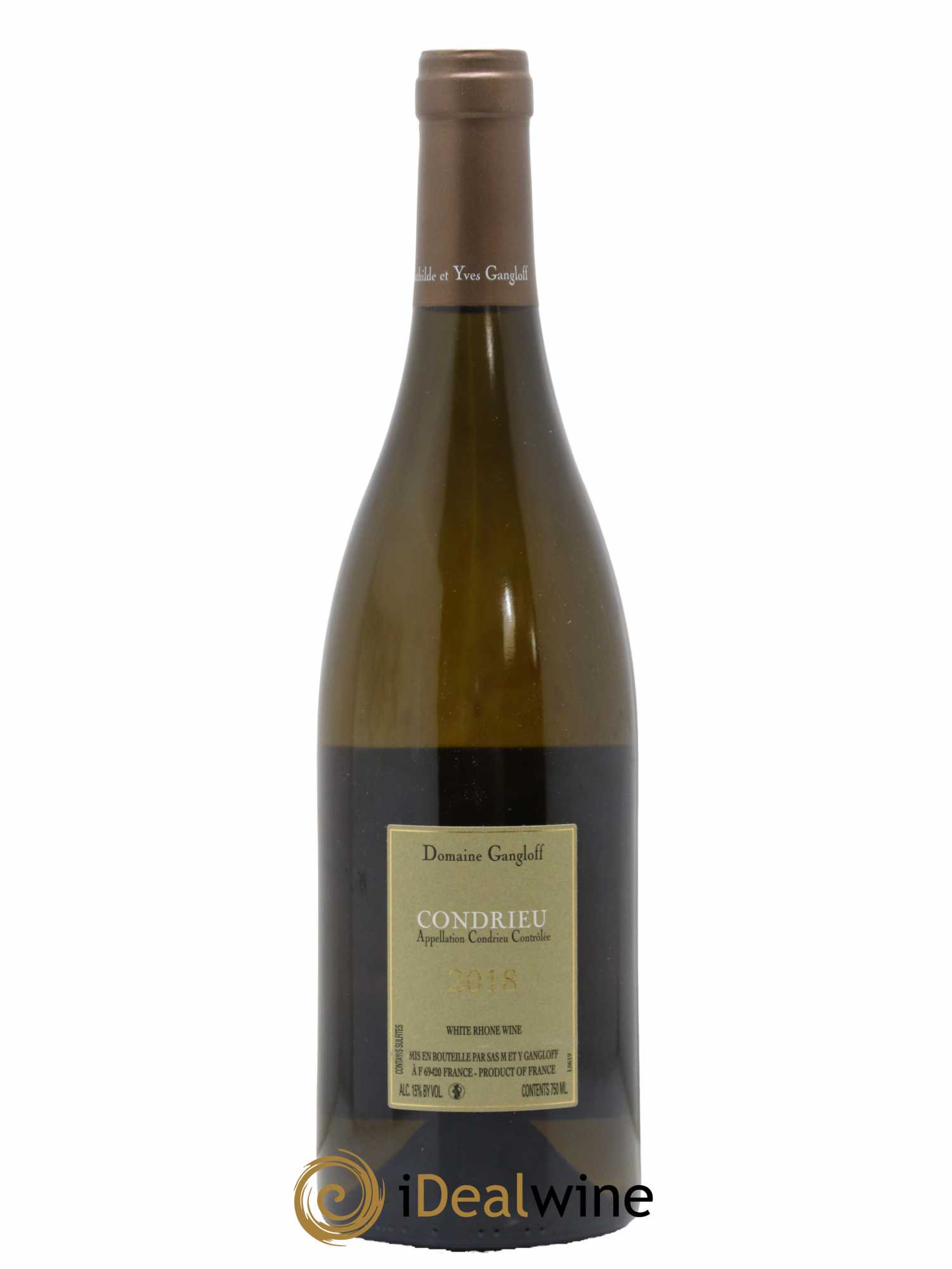 Condrieu Domaine Gangloff (Domaine) 2018 - Lot de 1 bouteille - 1