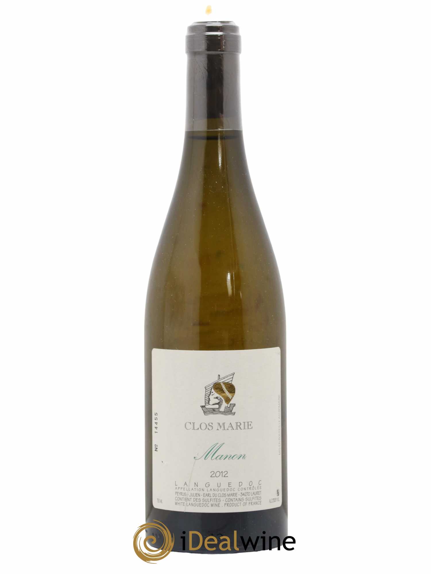 Languedoc Clos Marie Manon Christophe Peyrus et Françoise Julien 2012 - Lot de 1 bouteille - 0