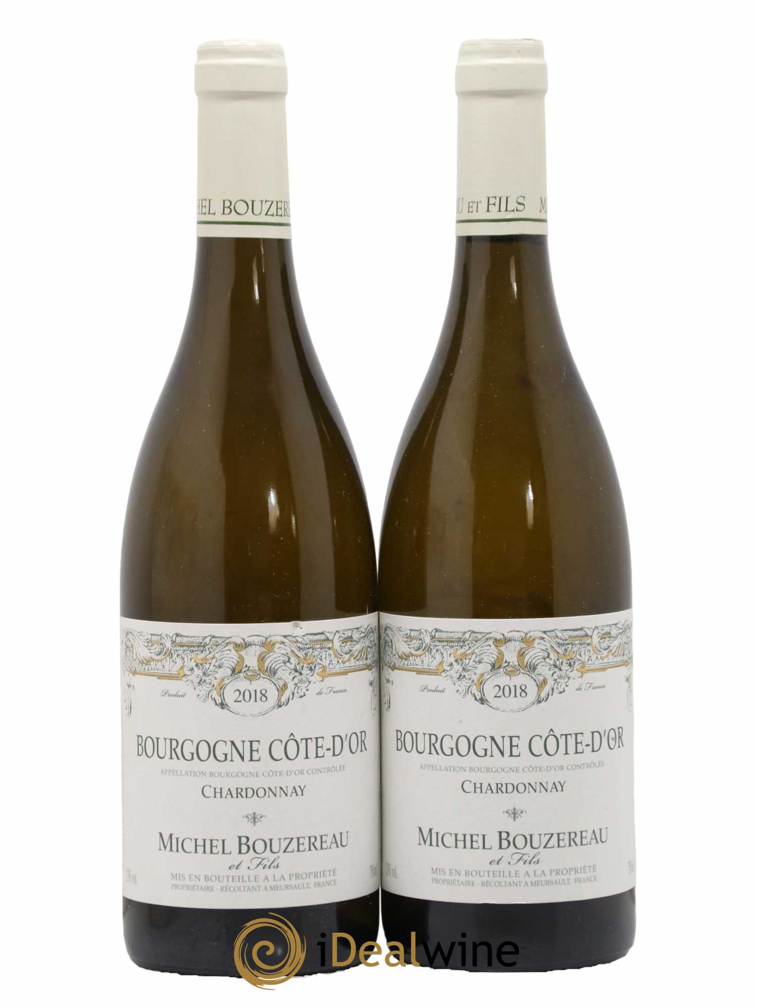 Bourgogne Côte-d'Or Michel Bouzereau et Fils (Domaine) 2018 - Lot de 2 bouteilles - 0