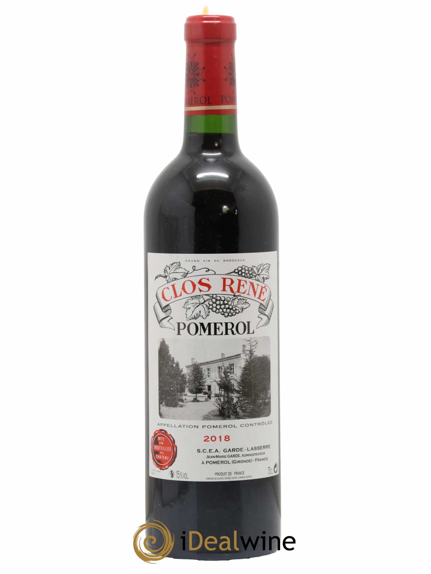 Clos René 2018 - Lot of 1 bottle - 0