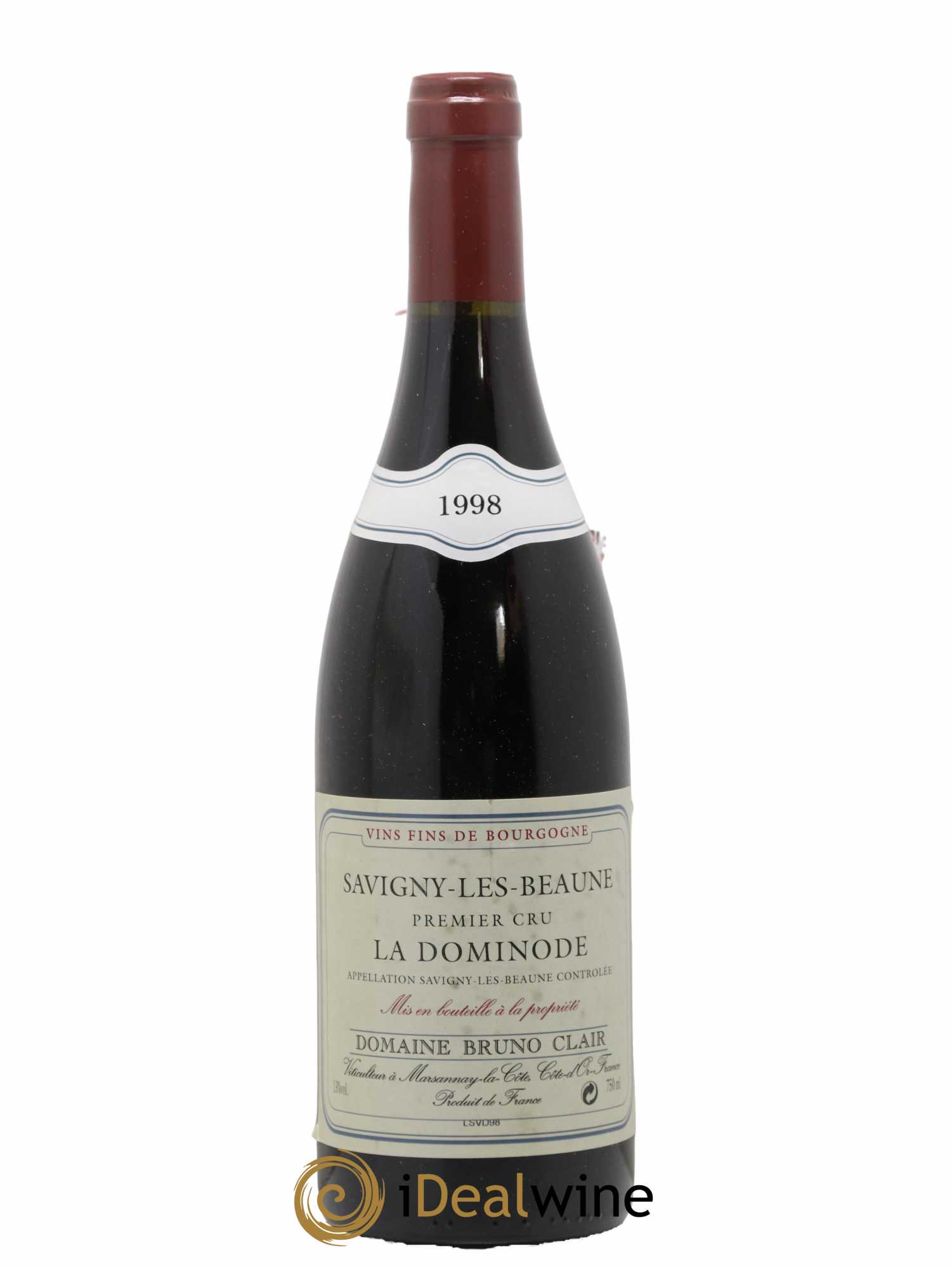 Savigny-lès-Beaune 1er Cru La Dominode Bruno Clair (Domaine) 1998 - Lot de 1 bouteille - 0