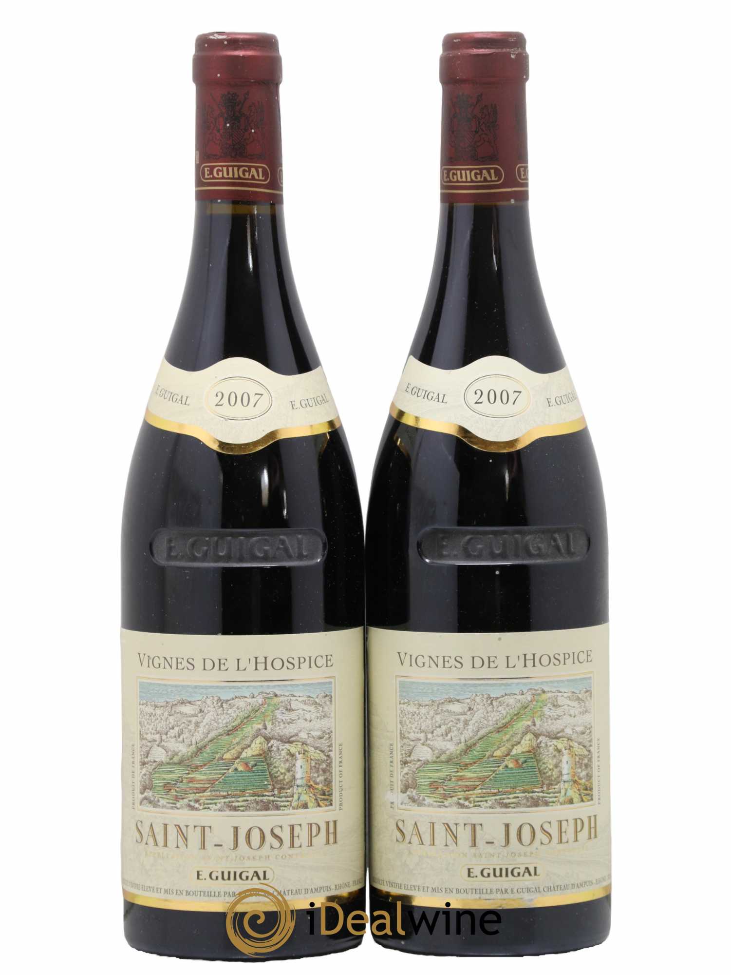 Saint-Joseph Vignes de l'Hospice Guigal 2007 - Lot de 2 bouteilles - 0