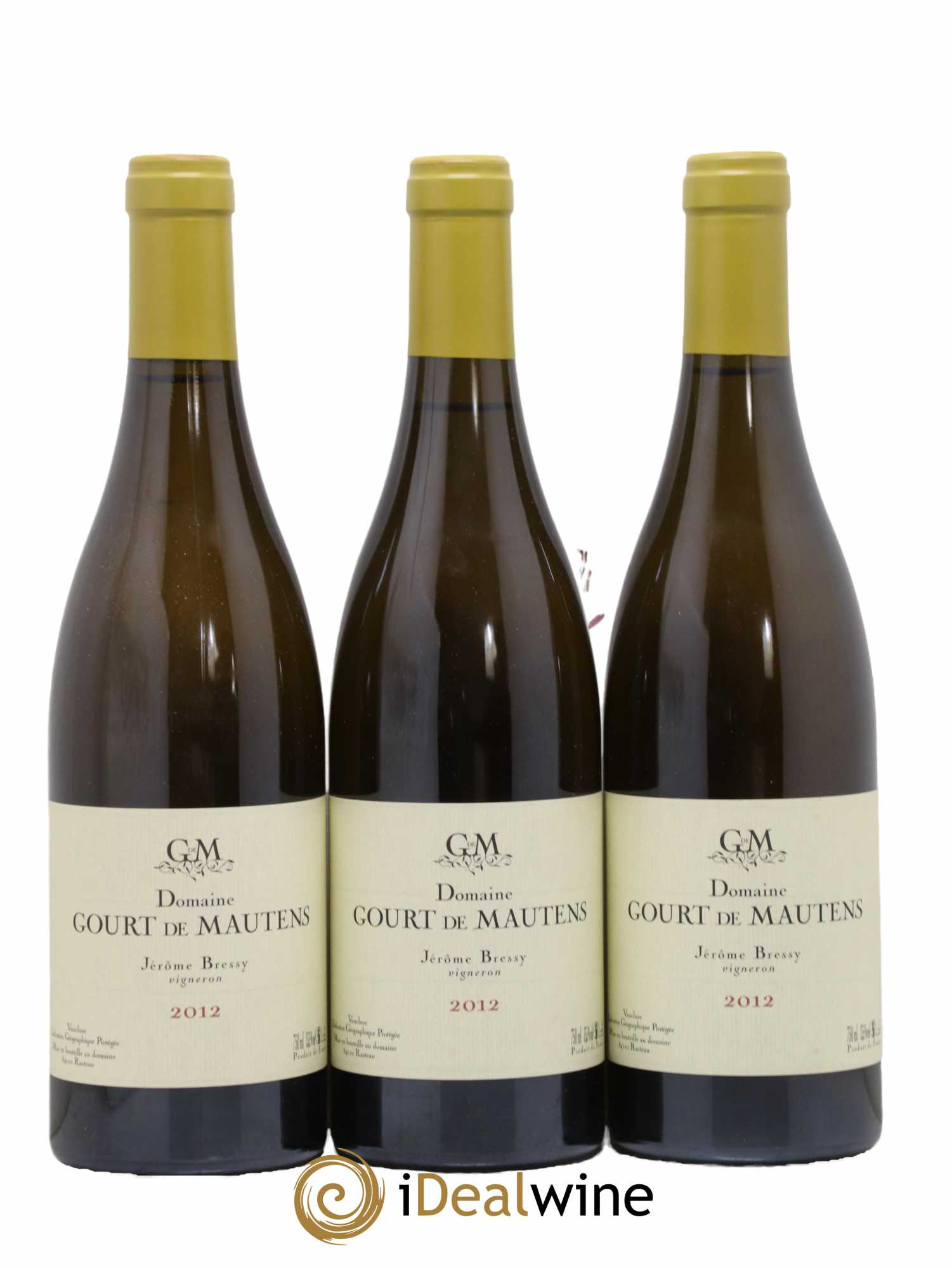 Vaucluse (Vin de Pays de Vaucluse) Domaine Gourt de Mautens - Jérôme Bressy 2012 - Lot de 3 bouteilles - 0