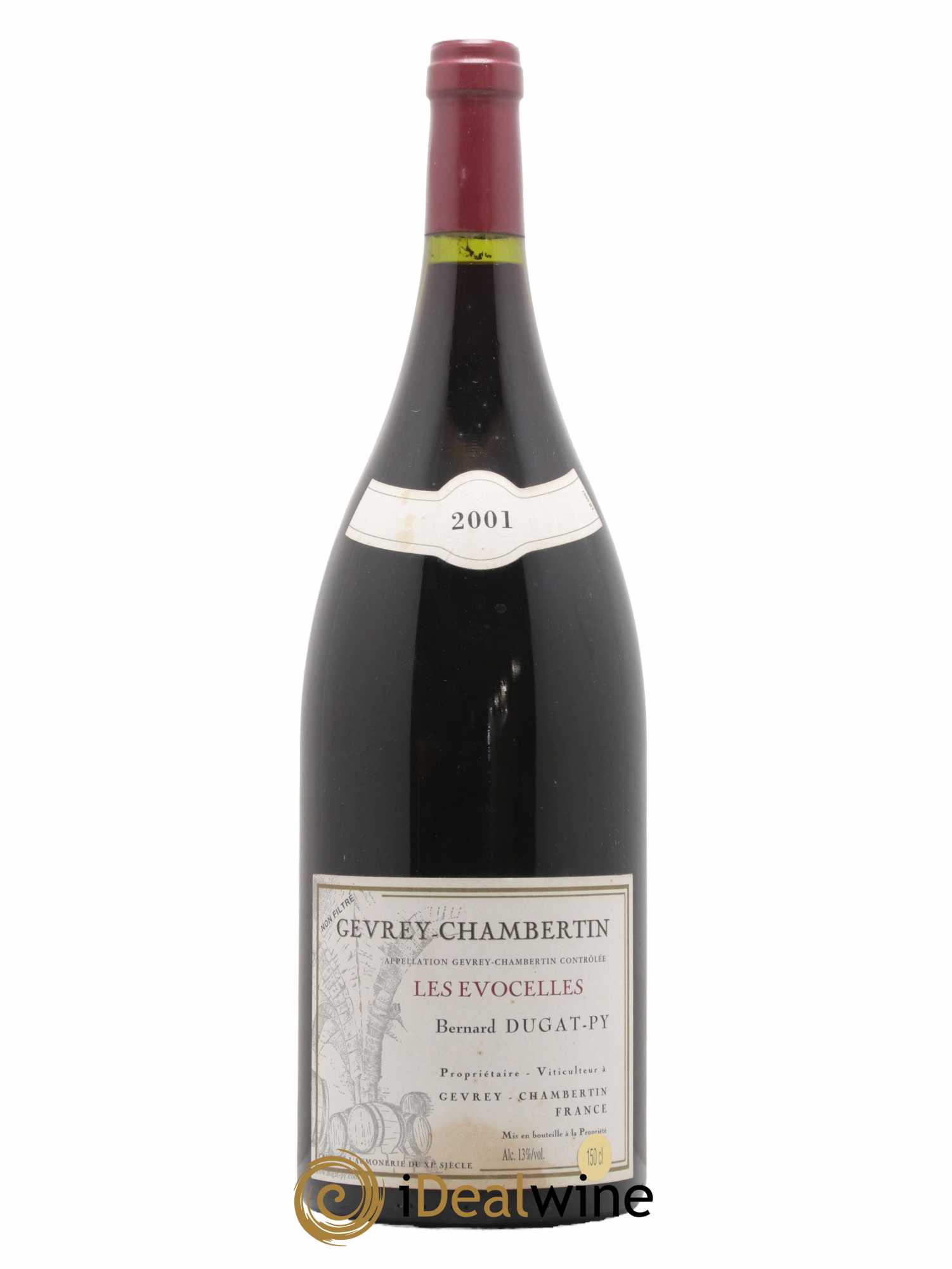 Gevrey-Chambertin Les Evocelles Dugat-Py 2001 - Lot de 1 magnum - 0