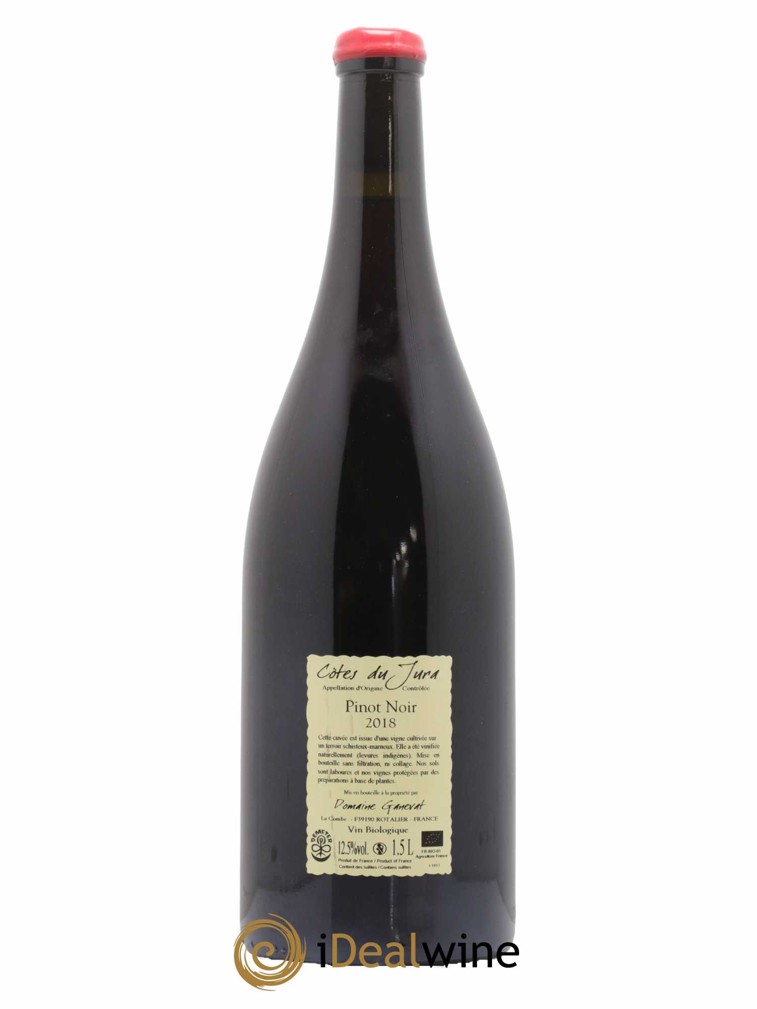 Côtes du Jura Pinot Noir En Billat  Jean-François Ganevat (Domaine) 2018 - Lot de 1 magnum - 1