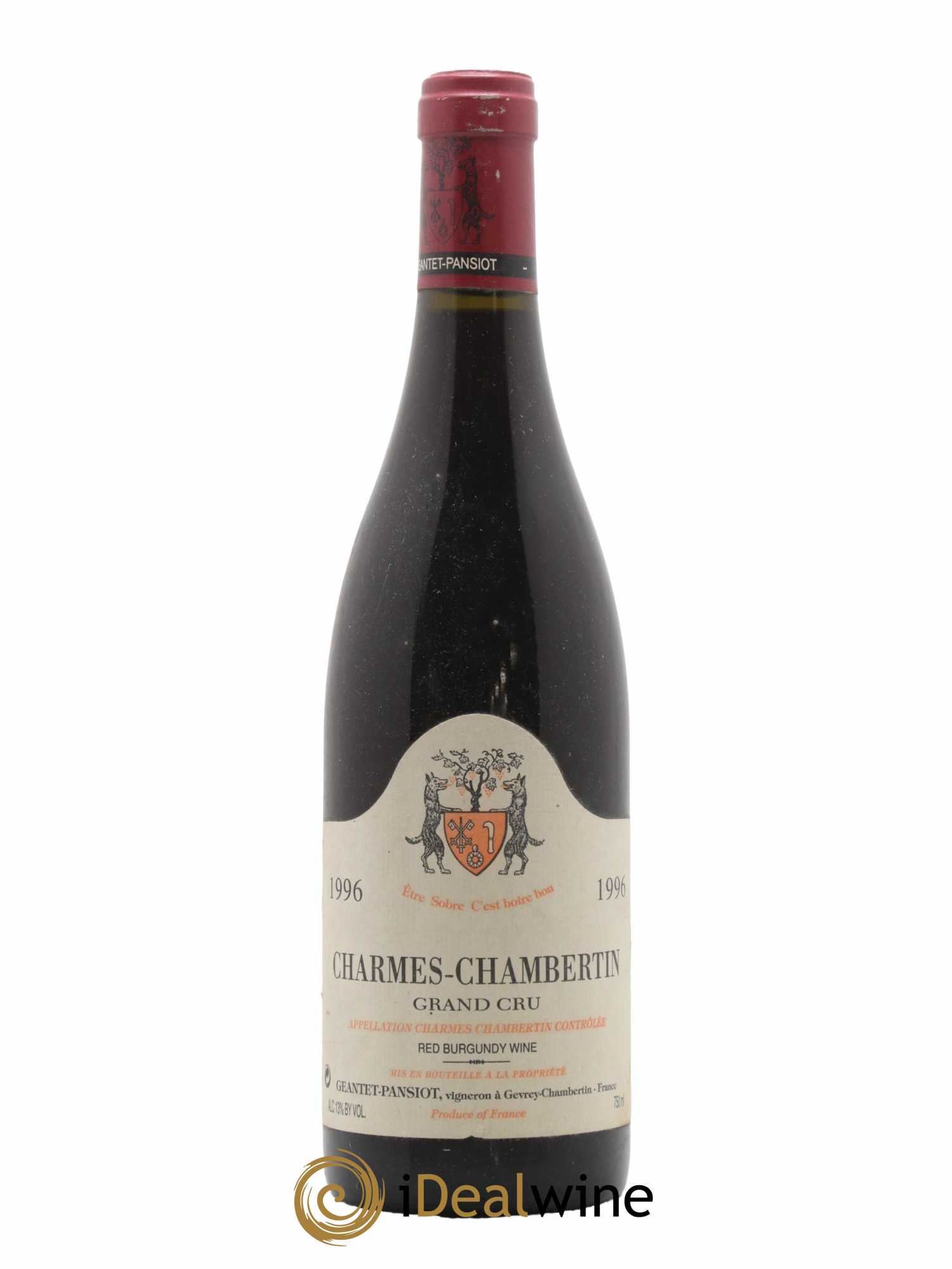 Charmes-Chambertin Grand Cru Geantet-Pansiot 1996 - Lotto di 1 bottiglia - 0