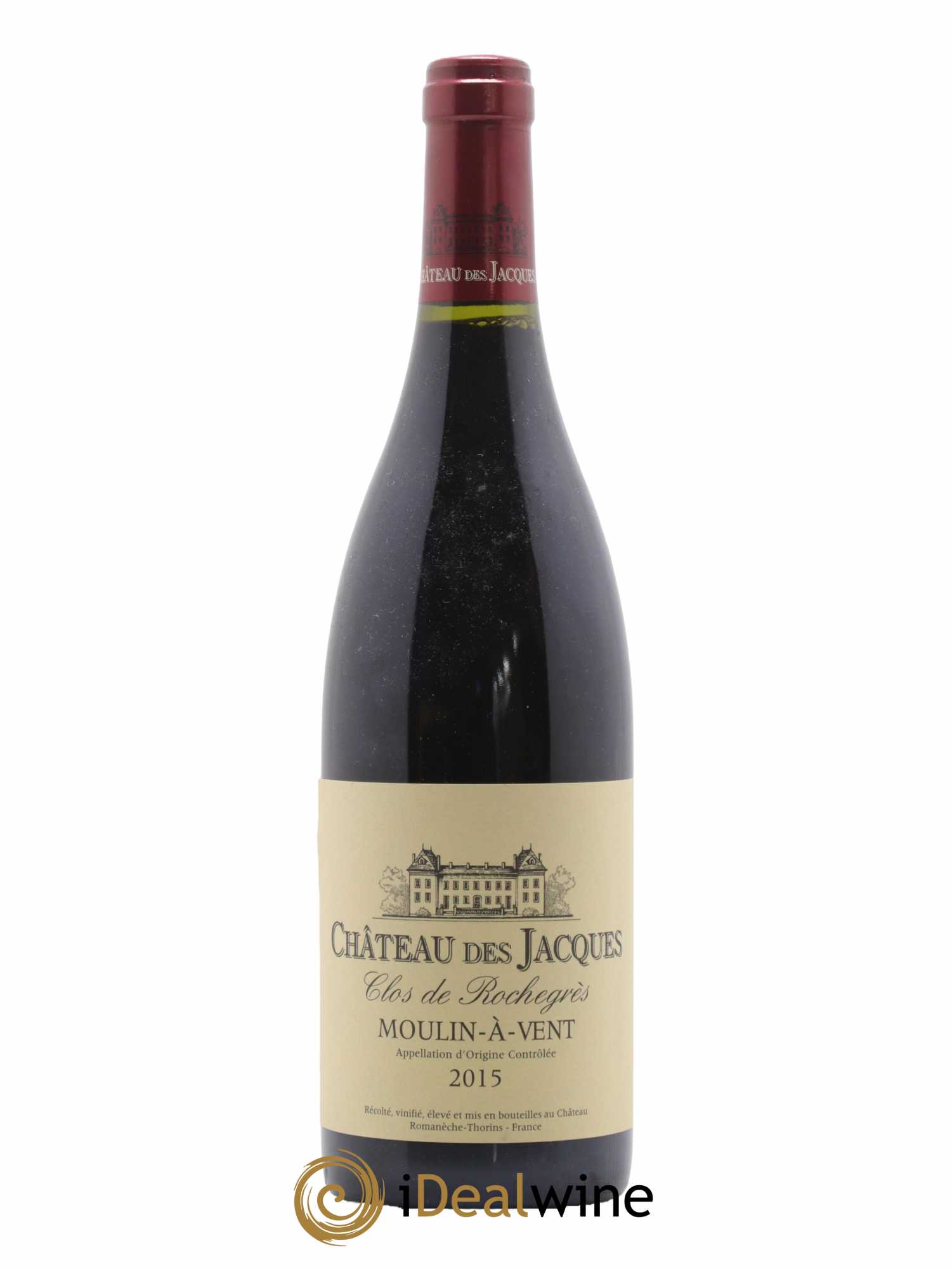 Moulin-à-Vent Clos de Rochegrès Château des Jacques 2015 - Lot de 1 bouteille - 0