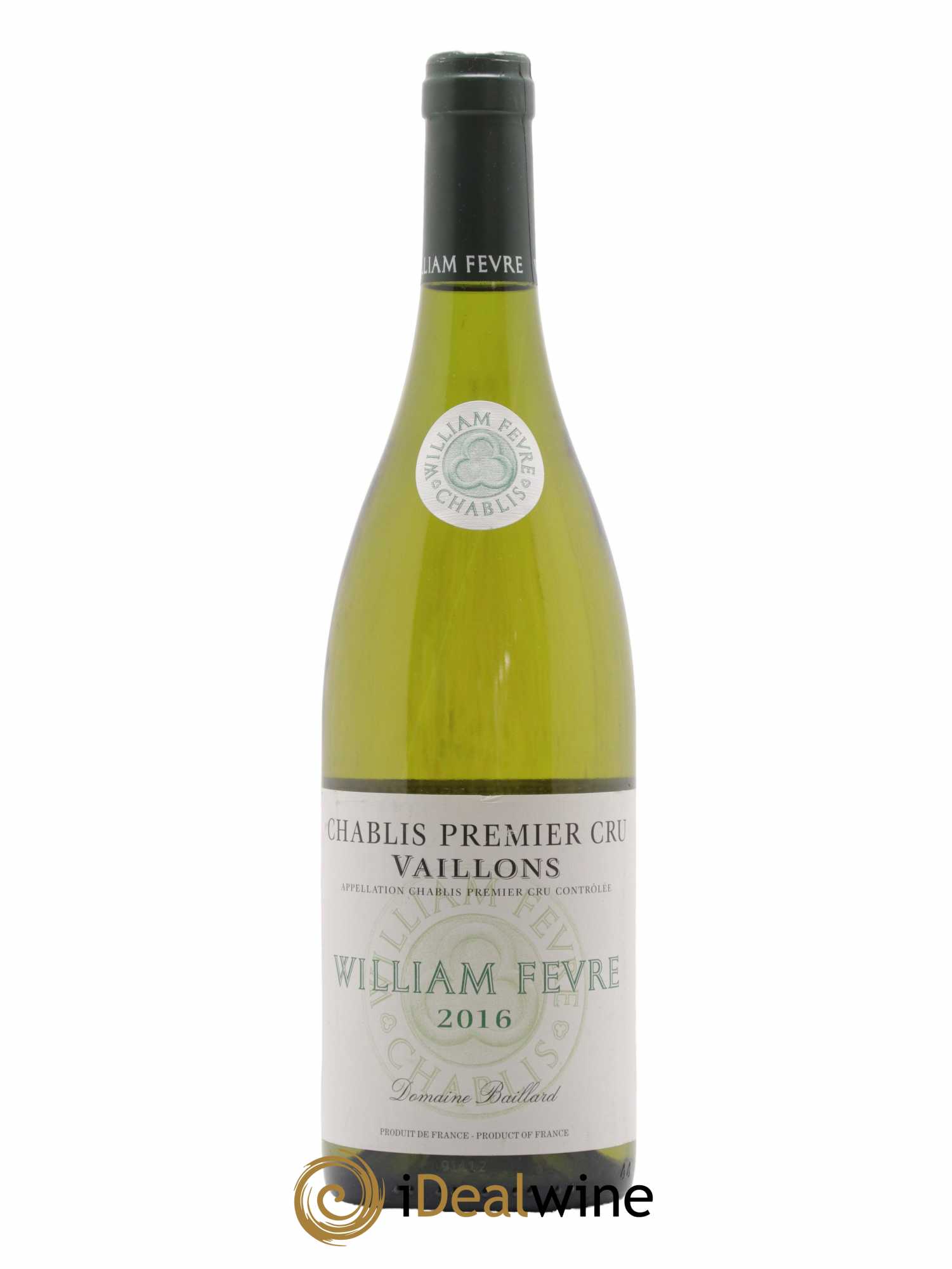 Chablis 1er Cru Vaillons William Fèvre 2016 - Lot de 1 bouteille - 0