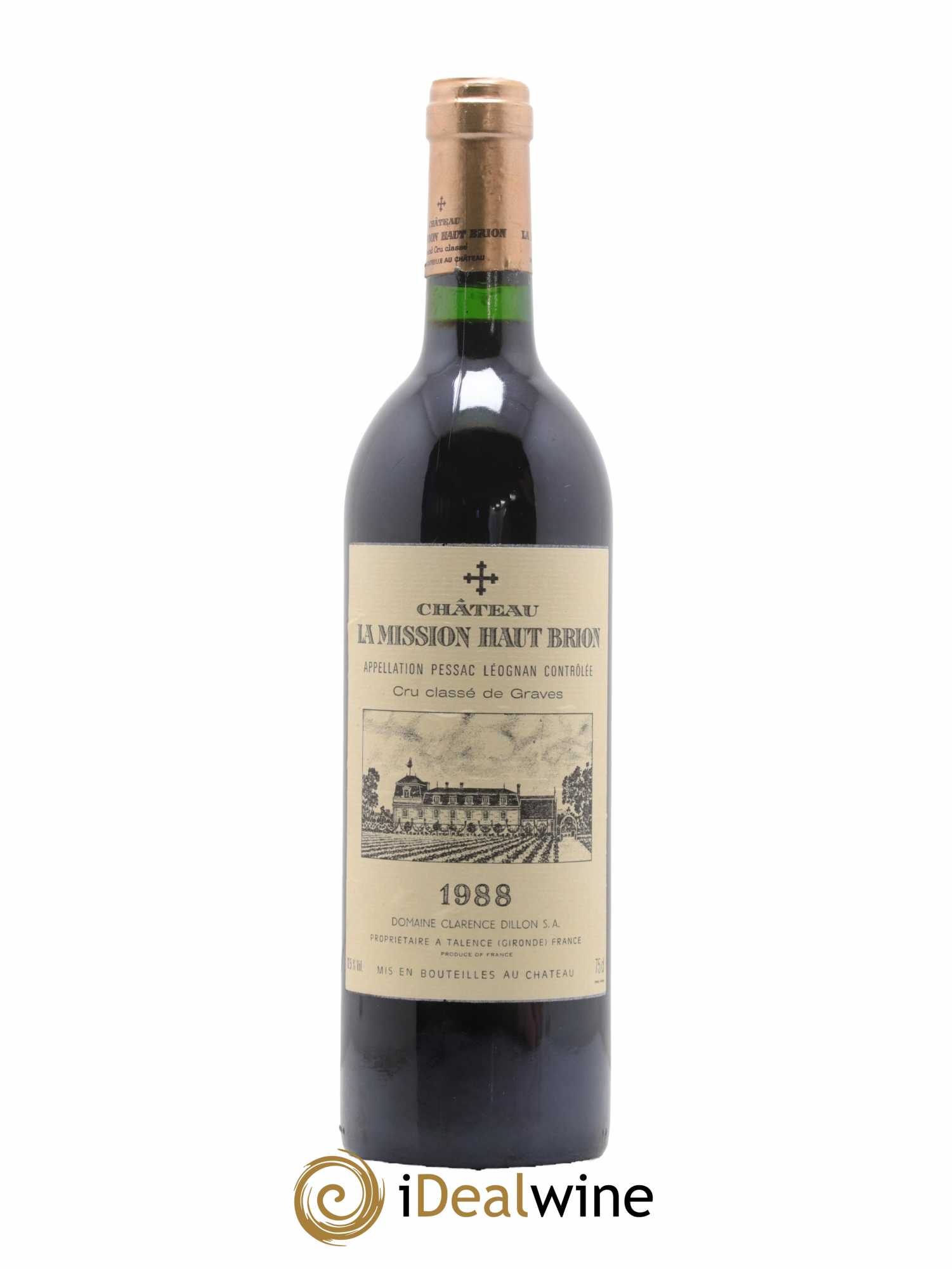 Château la Mission Haut-Brion Cru Classé de Graves 1988 - Lot de 1 bouteille - 0