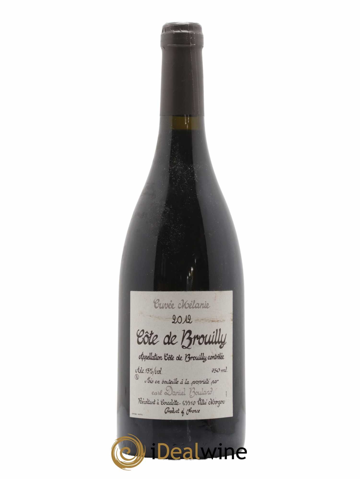 Côte de Brouilly Cuvée Mélanie Daniel Bouland (Domaine) 2012 - Lot de 1 bouteille - 0