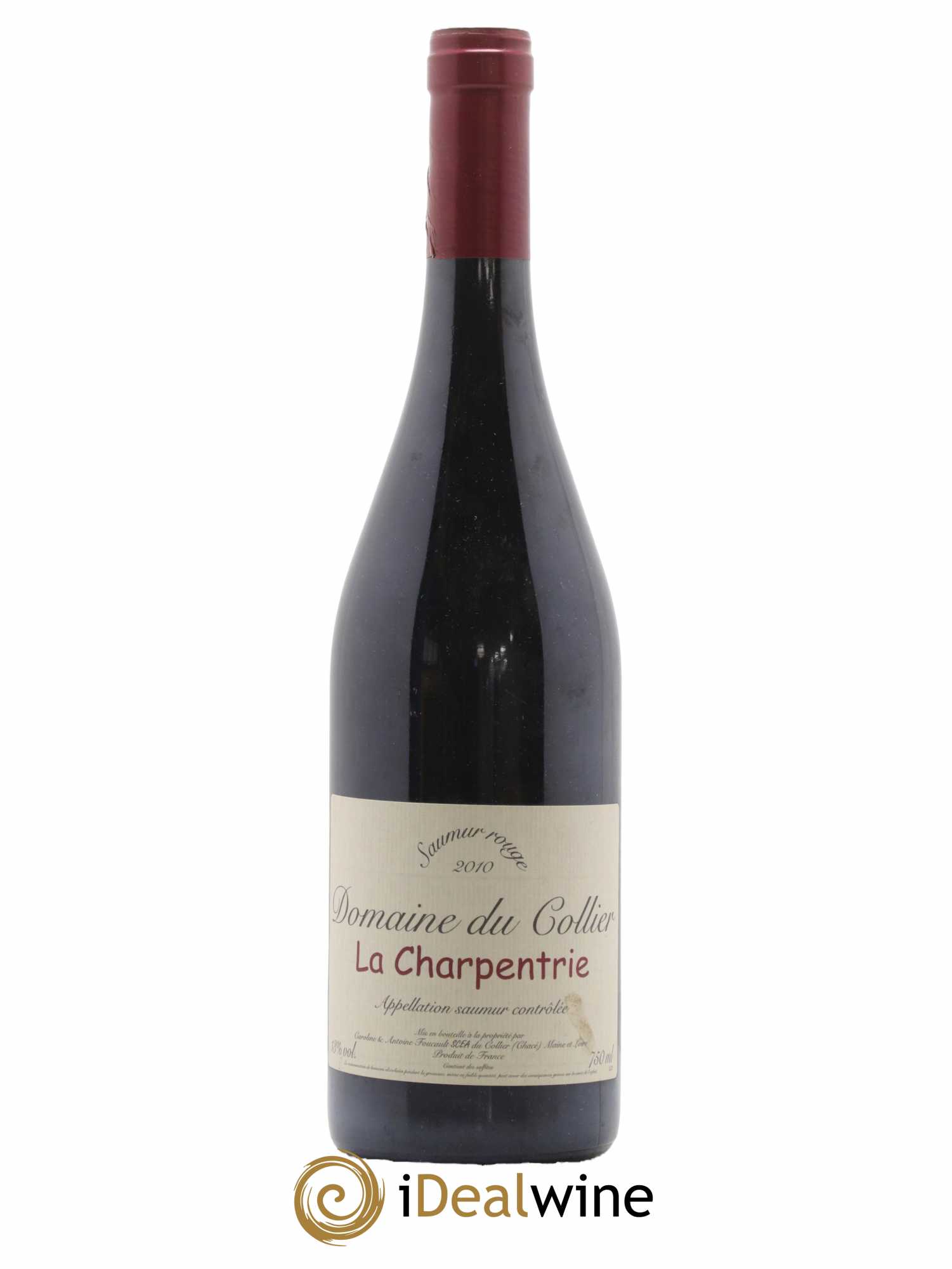 Saumur La Charpentrie Domaine du Collier 2010 - Lotto di 1 bottiglia - 0