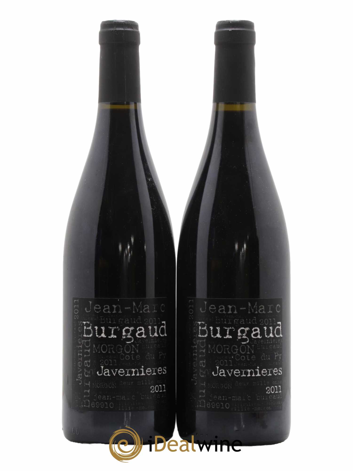 Morgon Javernières Jean-Marc Burgaud (Domaine) 2011 - Lot de 2 bouteilles - 0