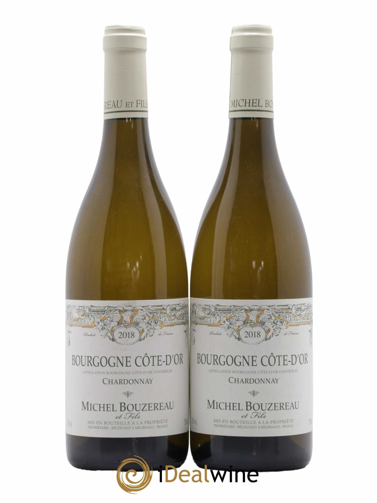 Bourgogne Côte-d'Or Michel Bouzereau et Fils (Domaine) 2018 - Lot de 2 bouteilles - 0