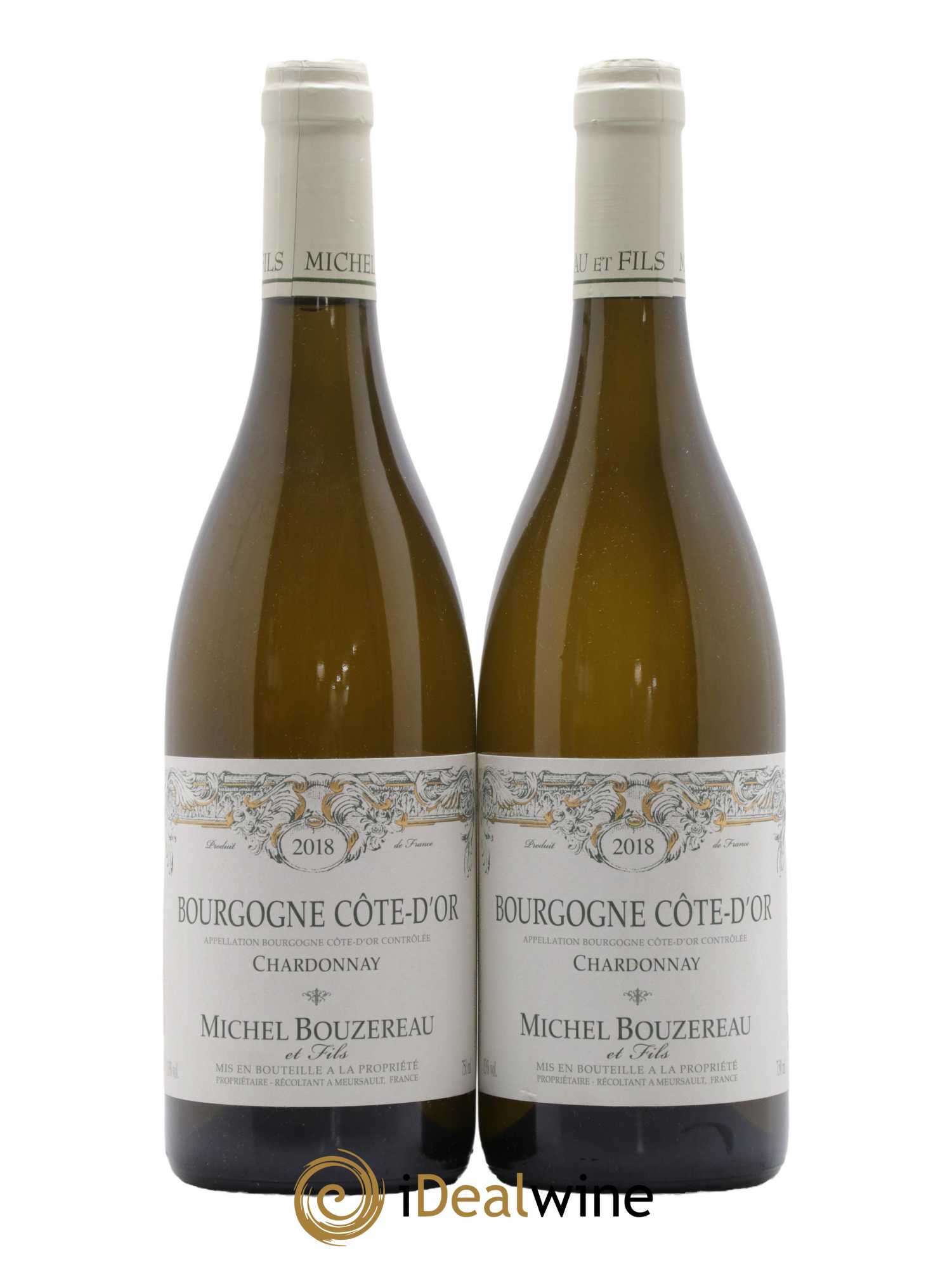 Bourgogne Côte-d'Or Michel Bouzereau et Fils (Domaine) 2018 - Lot de 2 bouteilles - 0