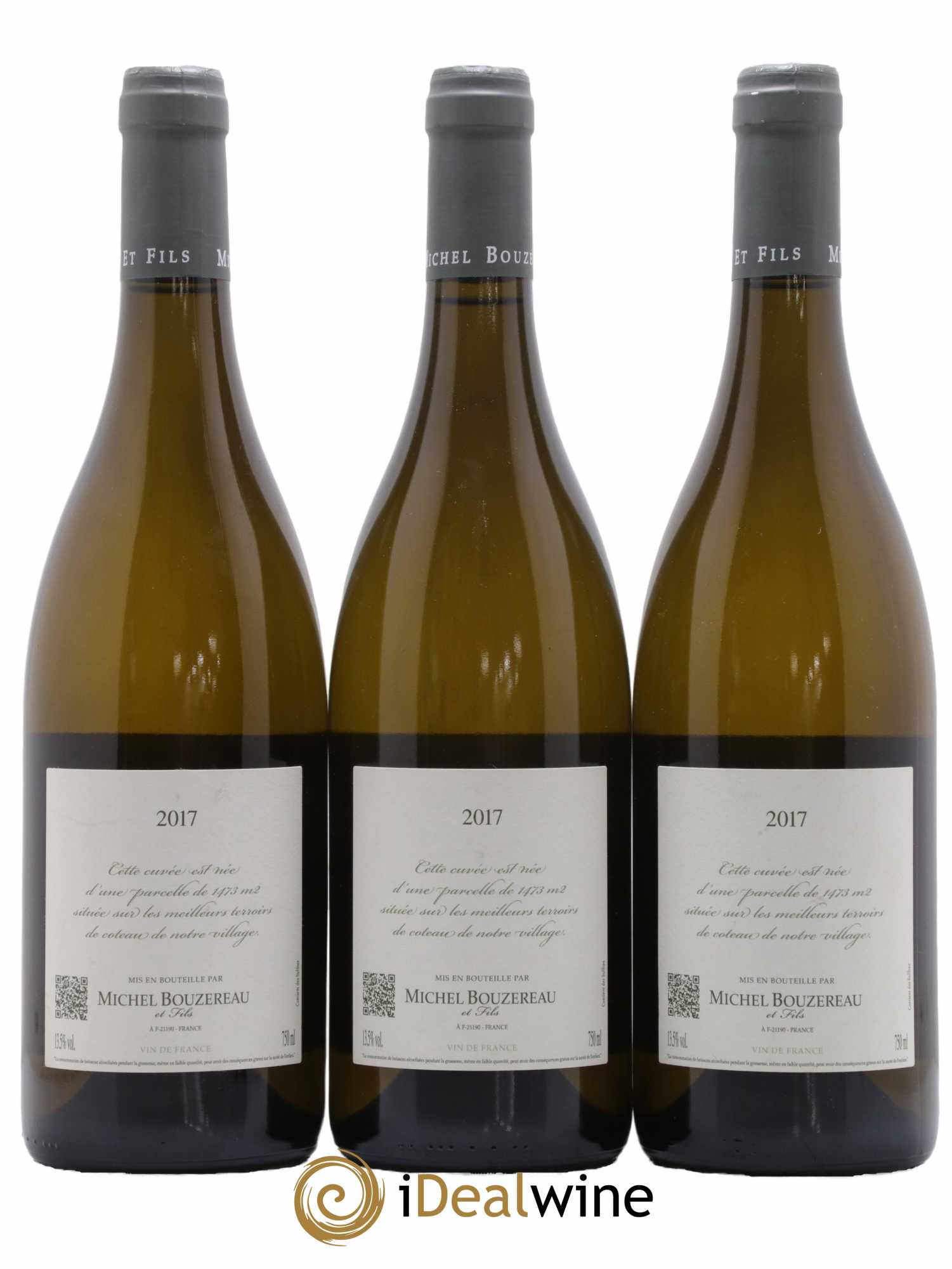 Vin de France Cuvée 1473 Michel Bouzereau et Fils (Domaine) 2017 - Lot de 3 bouteilles - 1