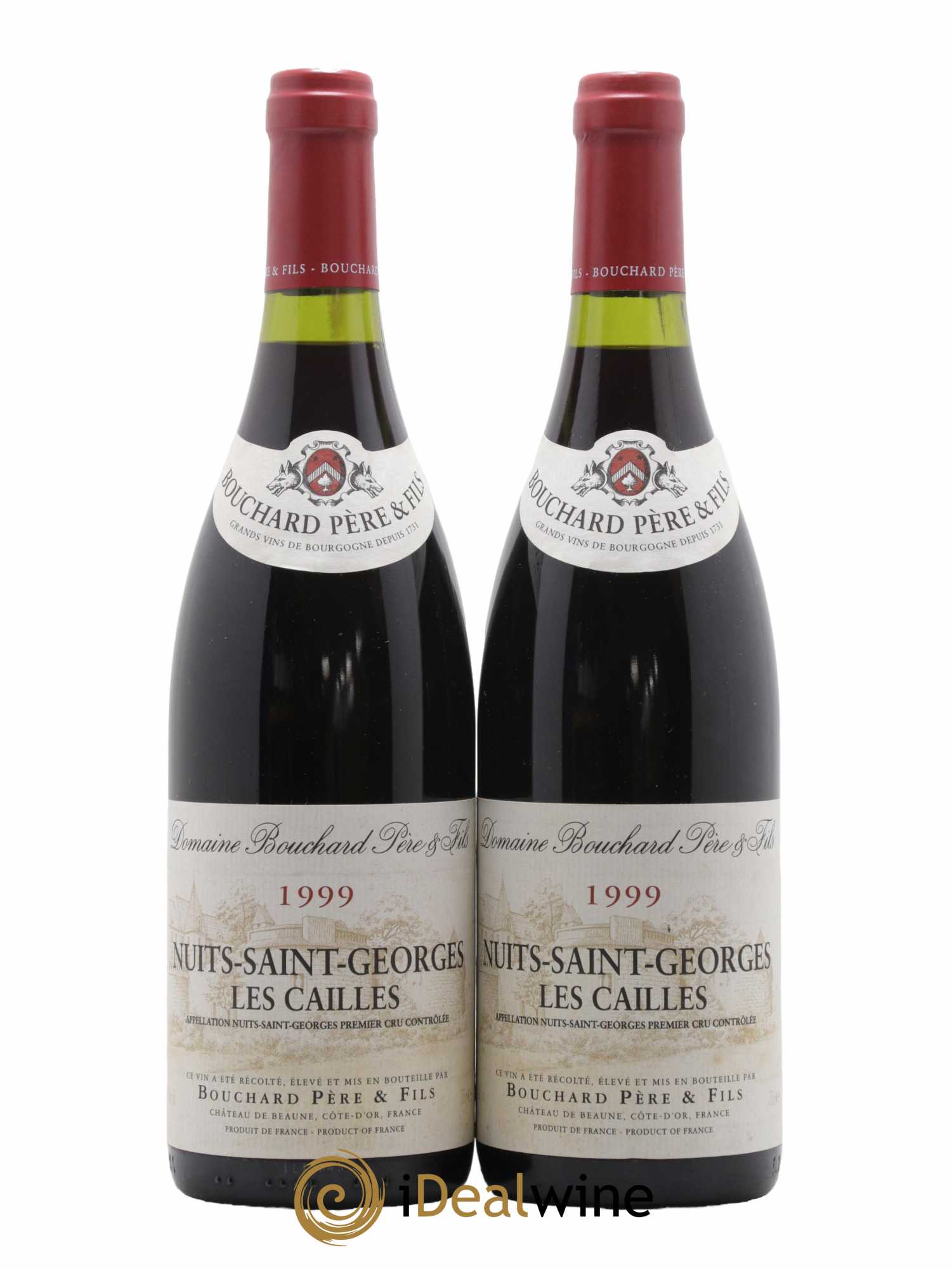Nuits-Saint-Georges 1er Cru Les Cailles Bouchard Père & Fils 1999 - Lot de 2 bouteilles - 0