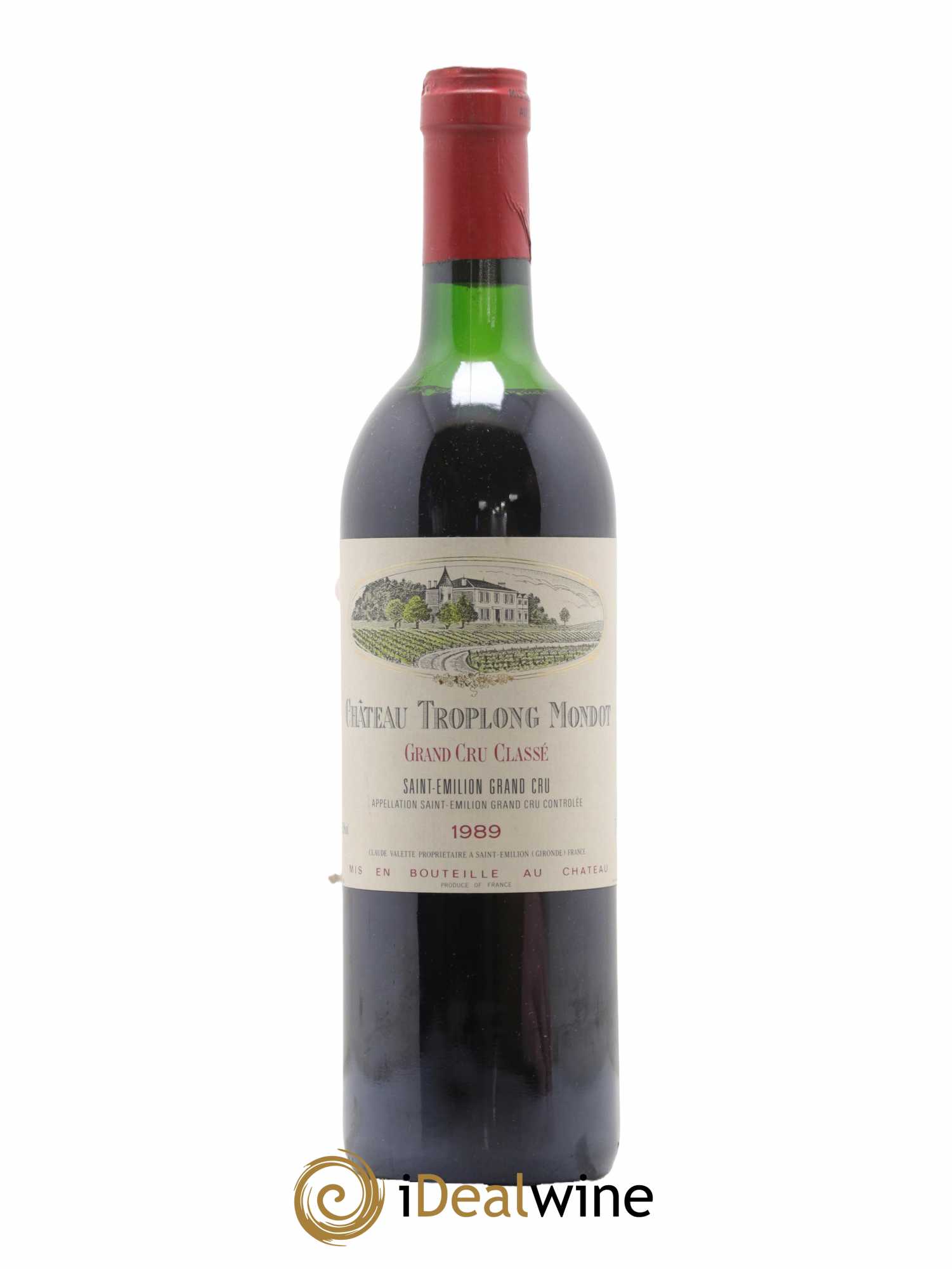 Château Troplong Mondot 1er Grand Cru Classé B 1989 - Lot de 1 bouteille - 0