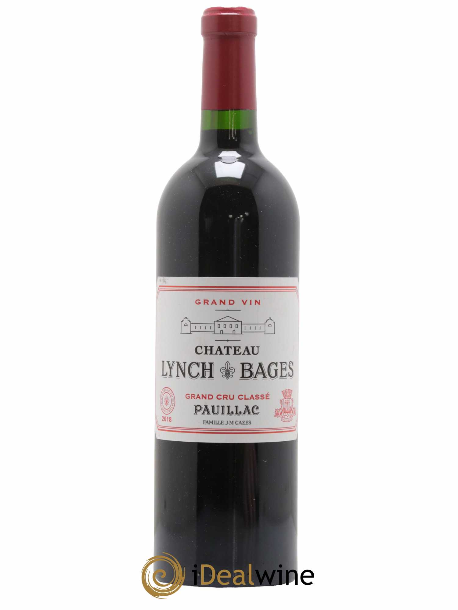 Château Lynch Bages 5ème Grand Cru Classé 2018 - Lot de 1 bouteille - 0