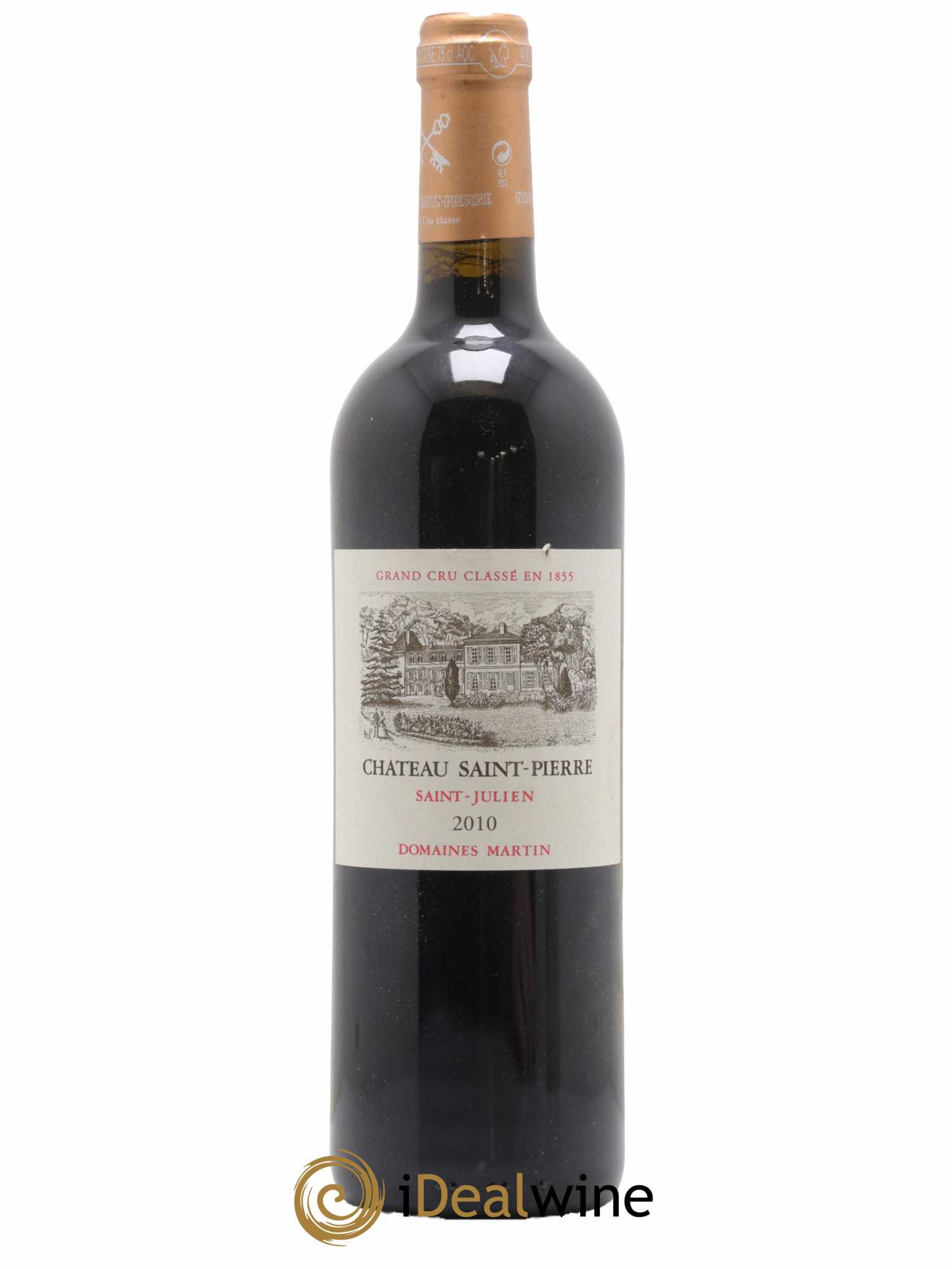 Château Saint-Pierre 4ème Grand Cru Classé 2010 - Lot de 1 bouteille - 0