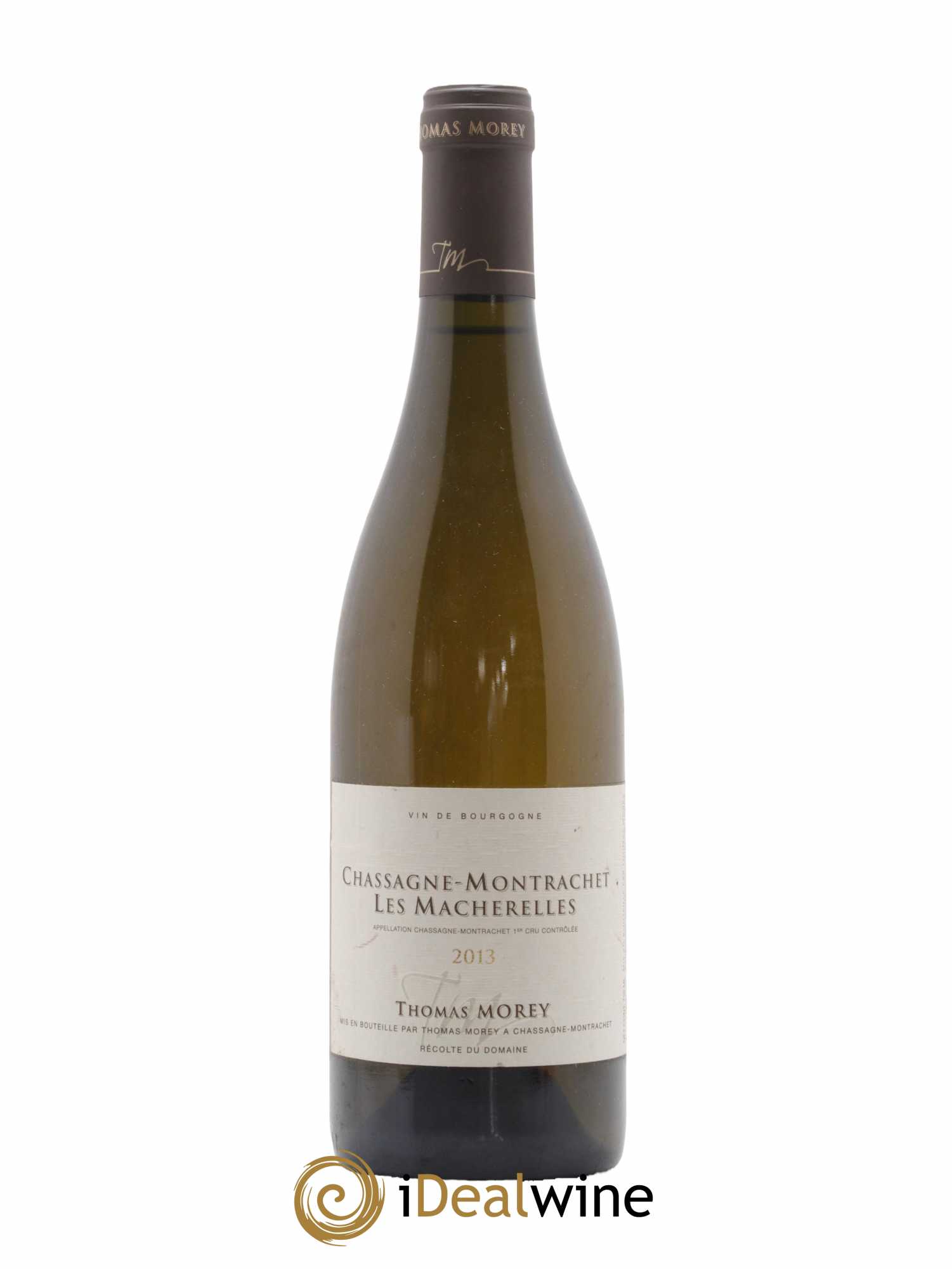 Chassagne-Montrachet 1er Cru Les Macherelles Thomas Morey 2013 - Lot de 1 bouteille - 0