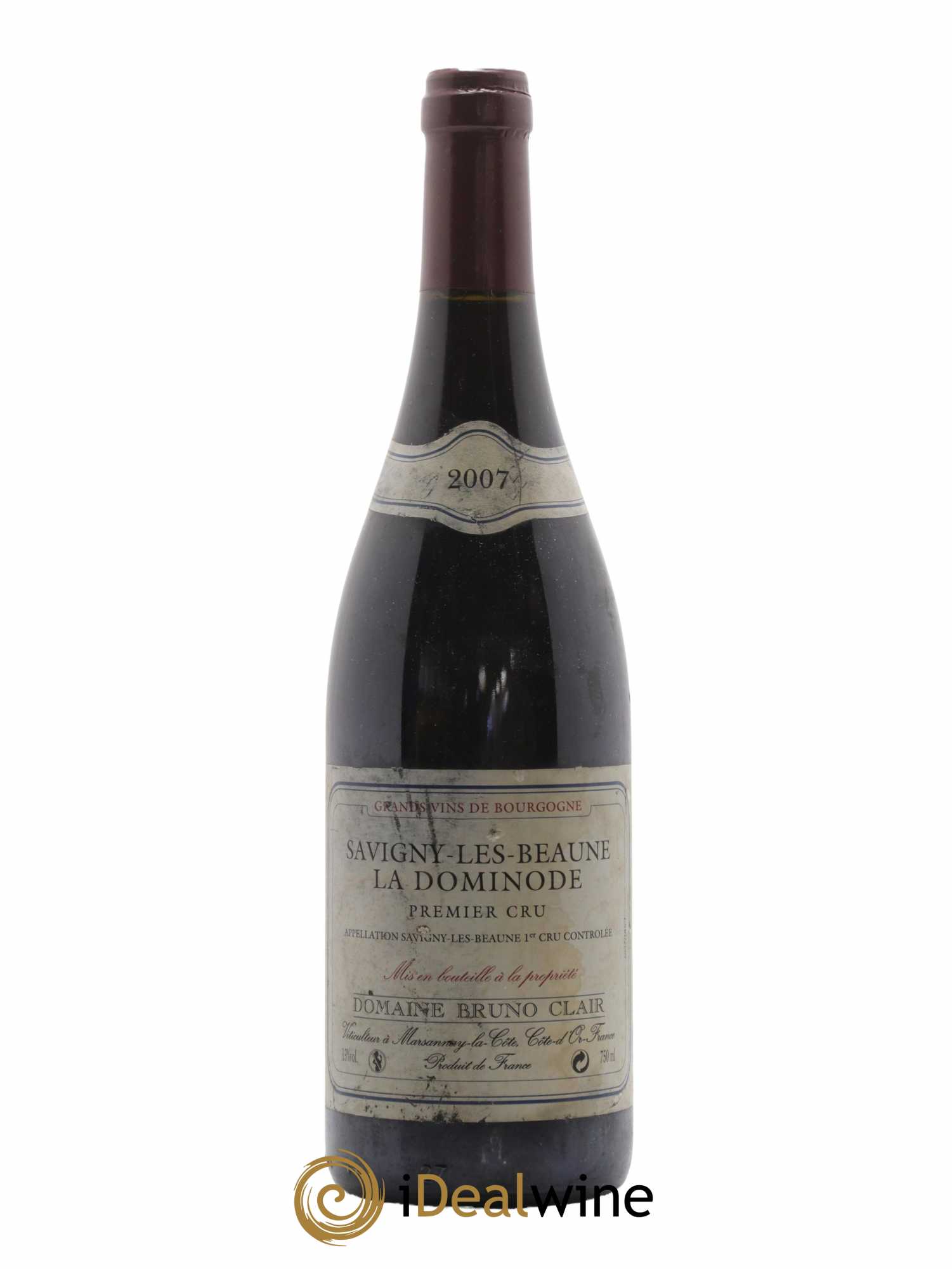Savigny-lès-Beaune 1er Cru La Dominode Bruno Clair (Domaine) 2007 - Lot de 1 bouteille - 0