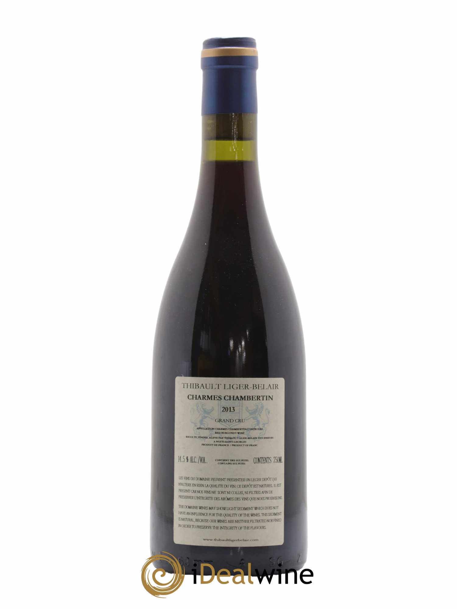 Charmes-Chambertin Grand Cru Thibault Liger-Belair 2013 - Lot de 1 bouteille - 1