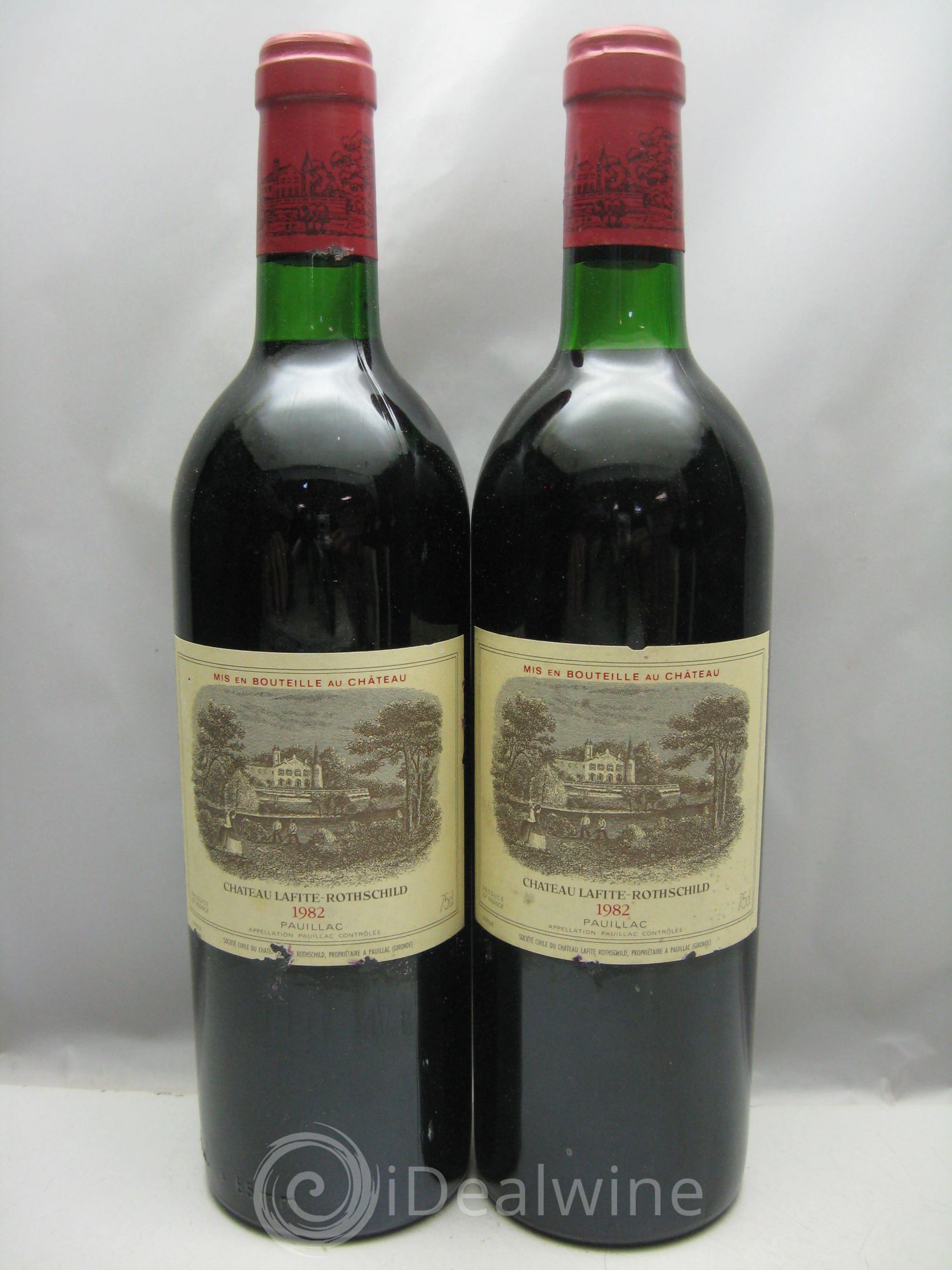 Château Lafite Rothschild 1er Grand Cru Classé 1982 - Lot de 12 bouteilles - 0