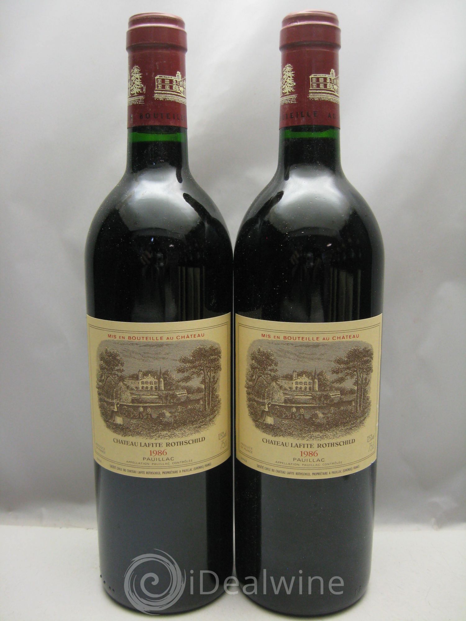 Château Lafite Rothschild 1er Grand Cru Classé 1986 - Lot de 12 bouteilles - 1