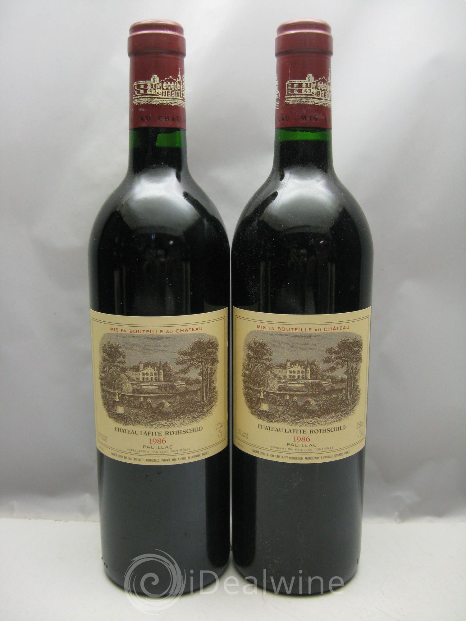 Château Lafite Rothschild 1er Grand Cru Classé 1986 - Lot de 12 bouteilles - 4