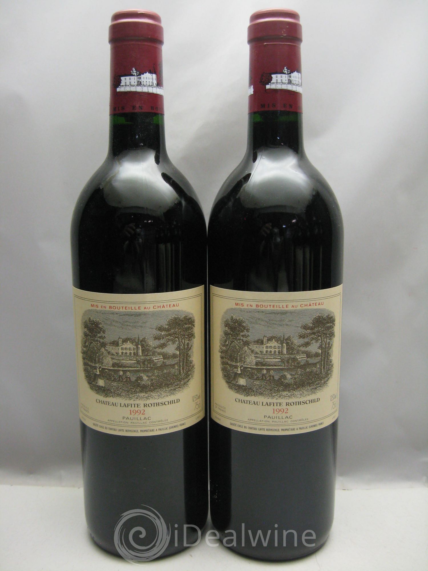 Château Lafite Rothschild 1er Grand Cru Classé 1992 - Lot de 12 bouteilles - 0